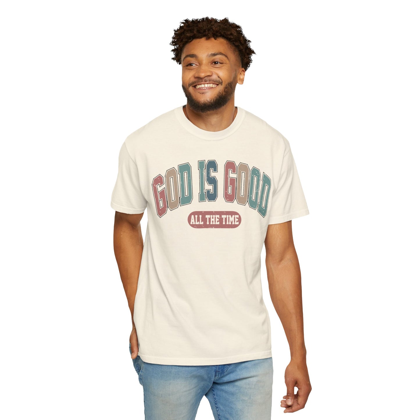 Christian Comfort Colors Shirt - God Is Good All The Time Shirt