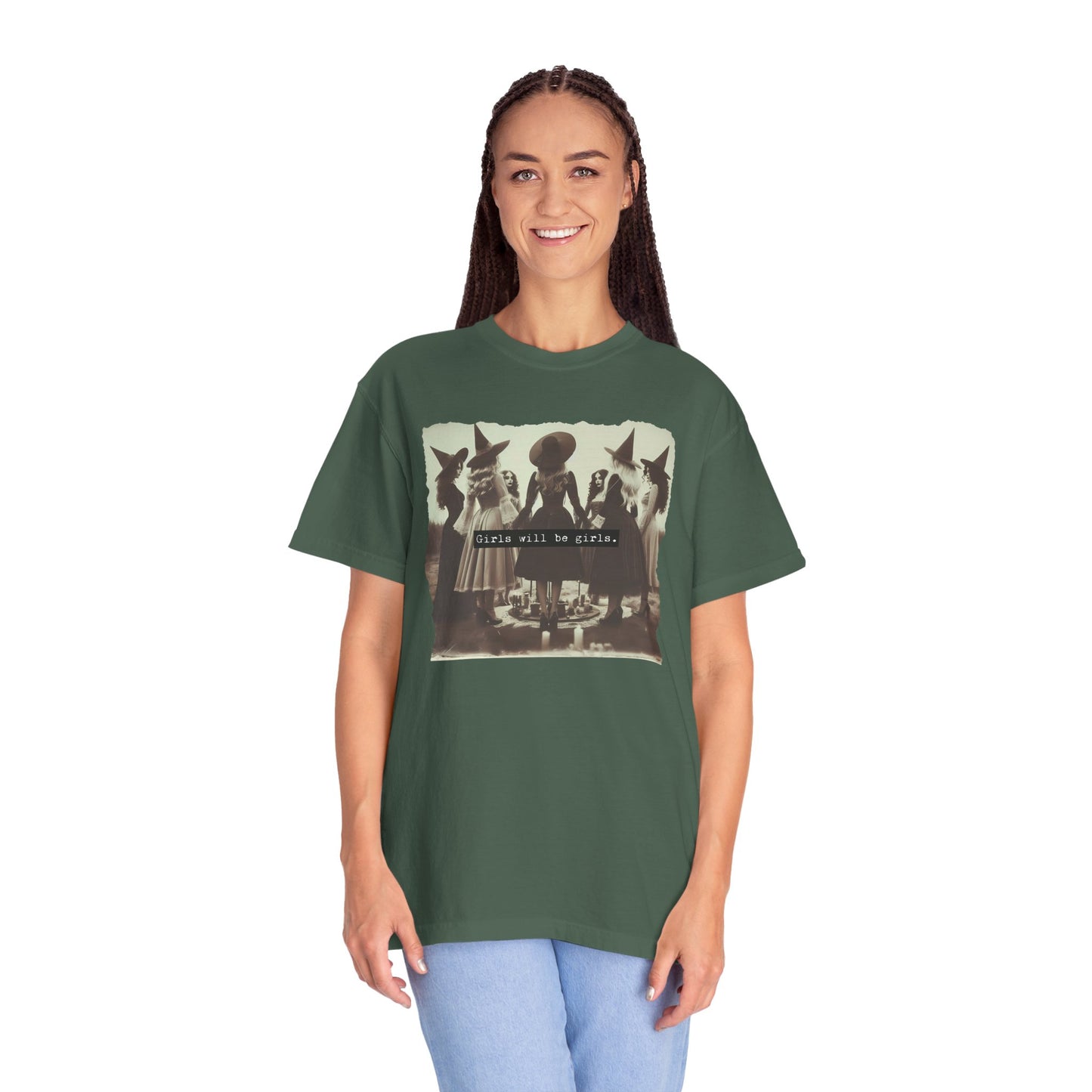 Girls Will Be Girls Shirt, Funny Feminist Comfort Colors Tee, Female Feminist Shirt