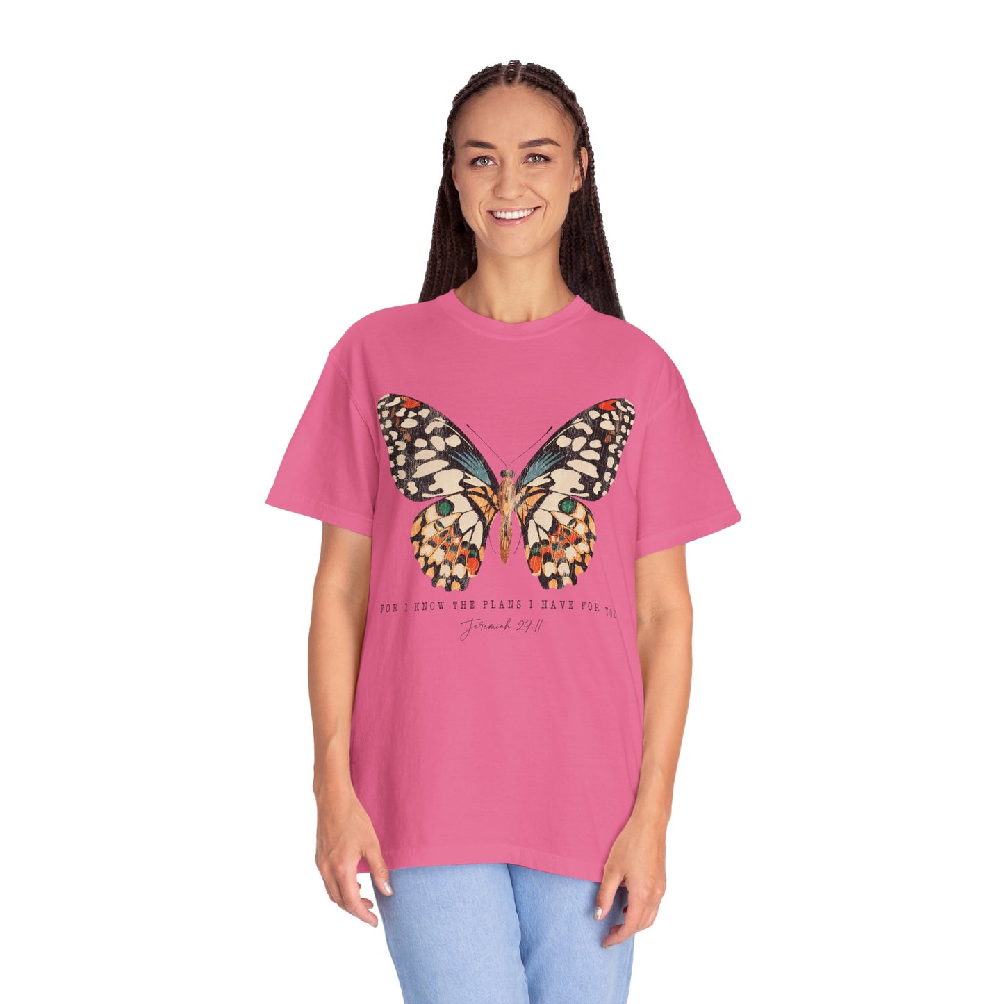 Jeremiah 29:11 Butterfly Shirt - Inspirational Christian Apparel