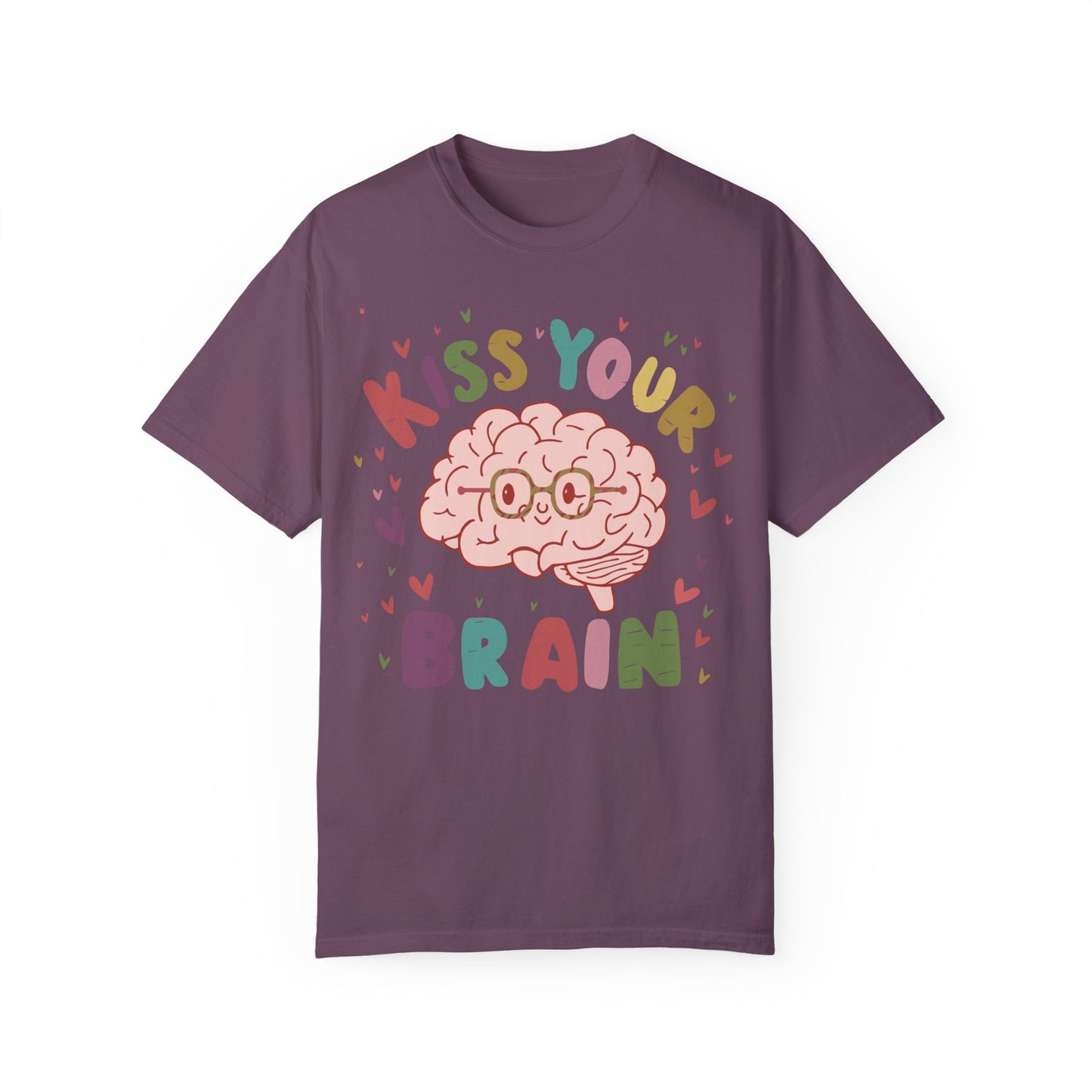 Teacher Shirt - Kiss Your Brain Shirt Berry