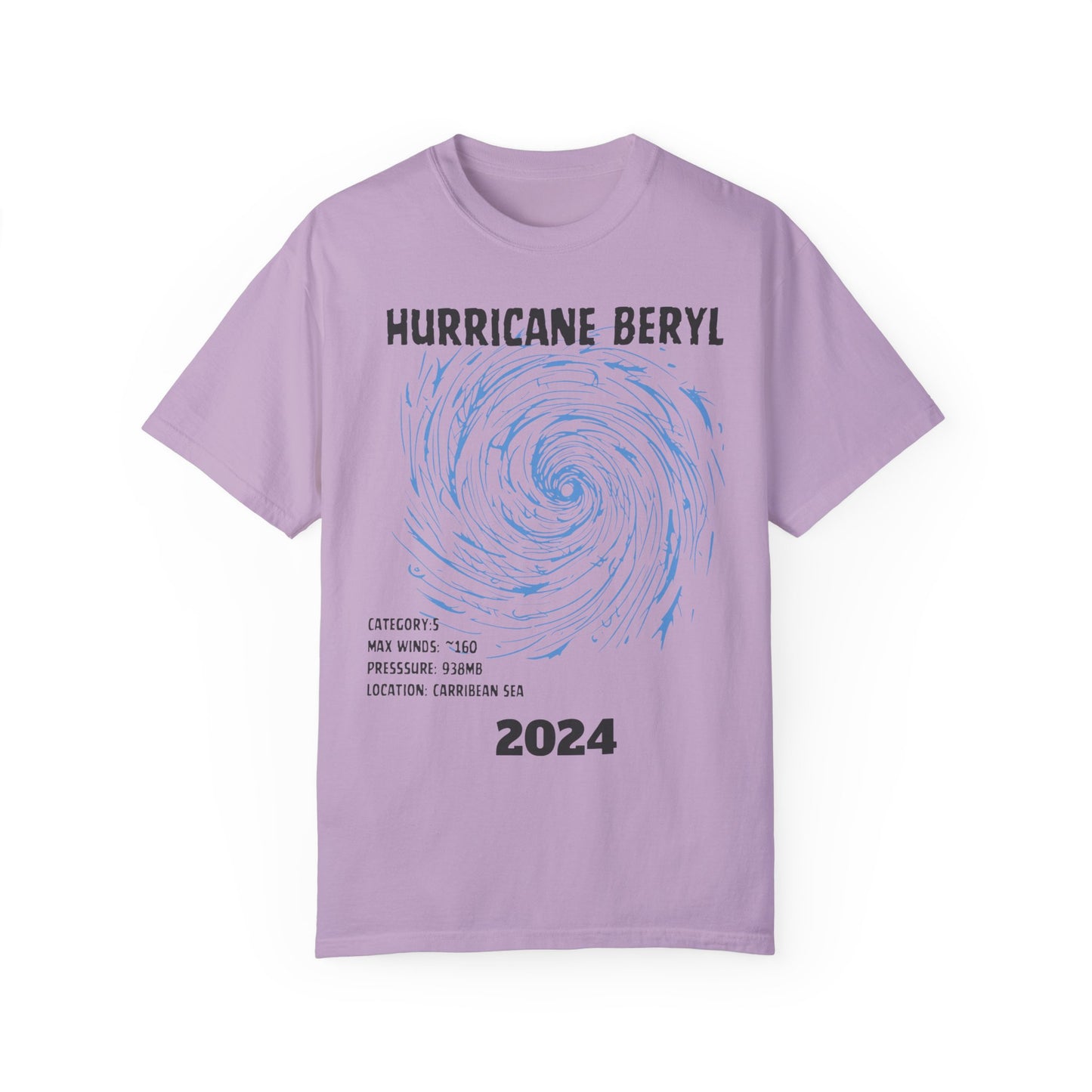 Storm T-Shirt Hurricane Beryl, Texas Hurricane, Hurricane 2024 Orchid