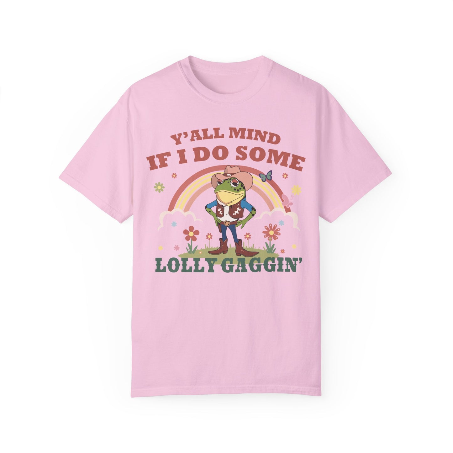 Yall Mind If I Do Some Lollygaggin - Funny Frog Shirt Blossom
