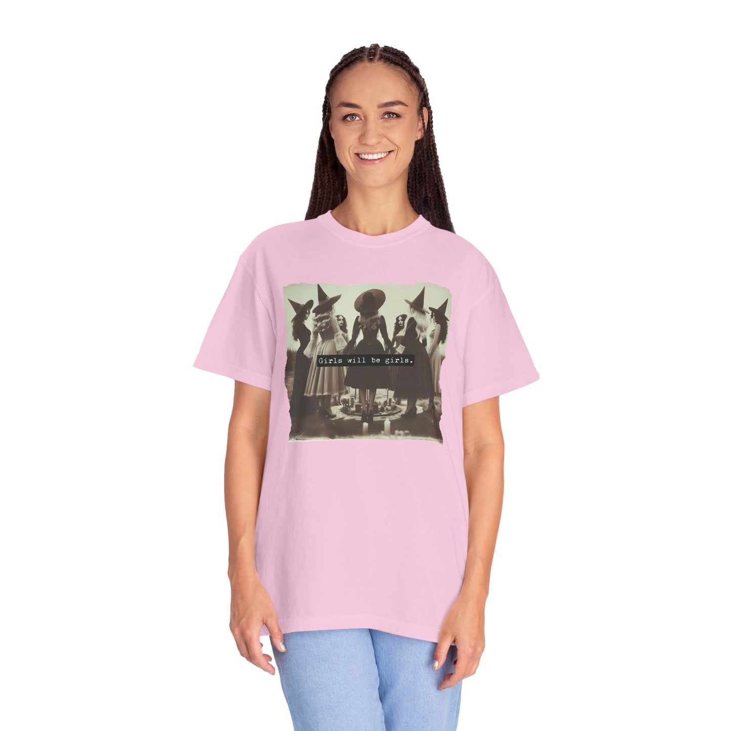 Girls Will Be Girls Shirt, Funny Feminist Comfort Colors Tee, Female Feminist Shirt