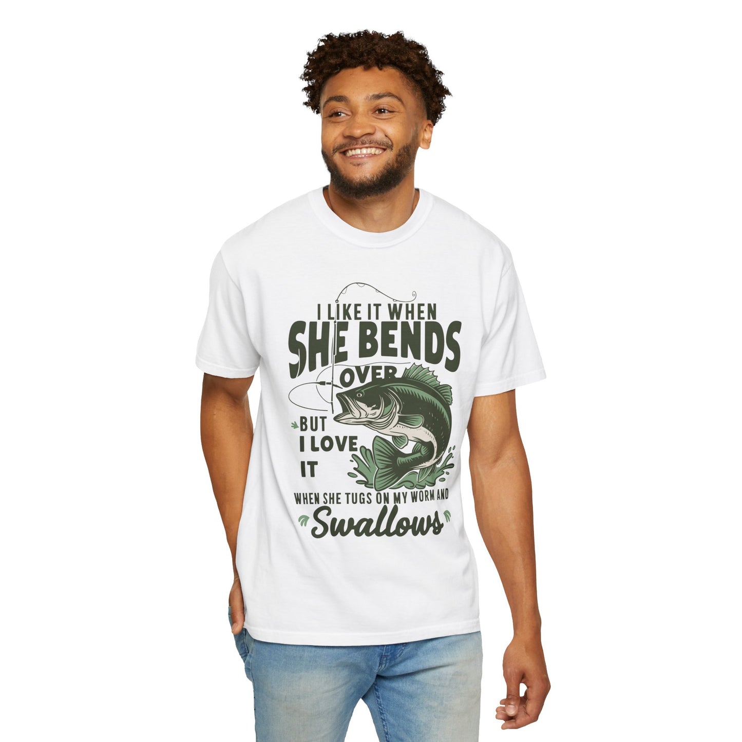 I Like It When She Bends Over Shirt - Fishing Shirt