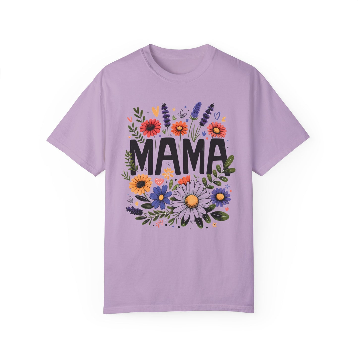 Comfort Colors Flower Mama Shirt Orchid