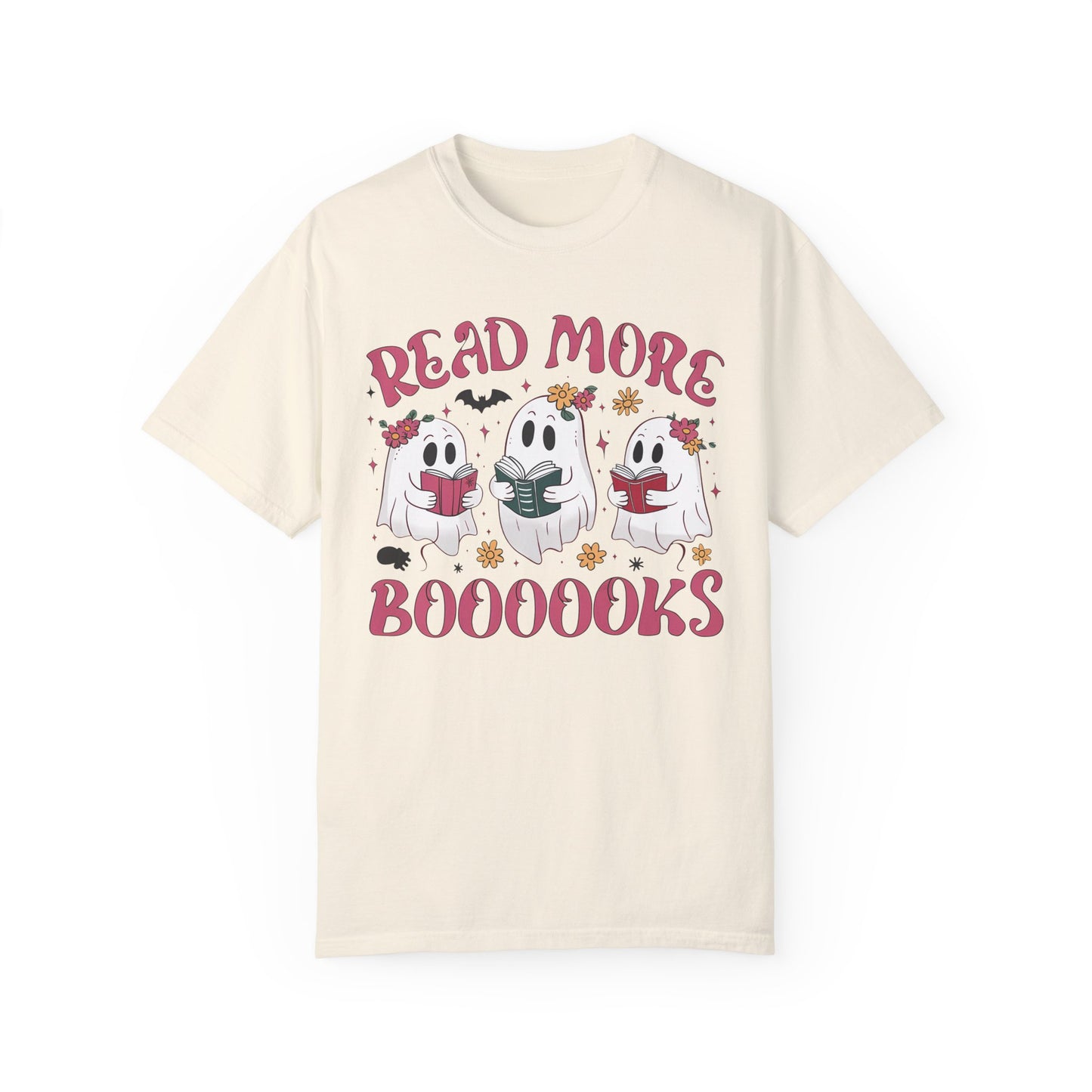 Ghost Reading Books Shirt Ivory