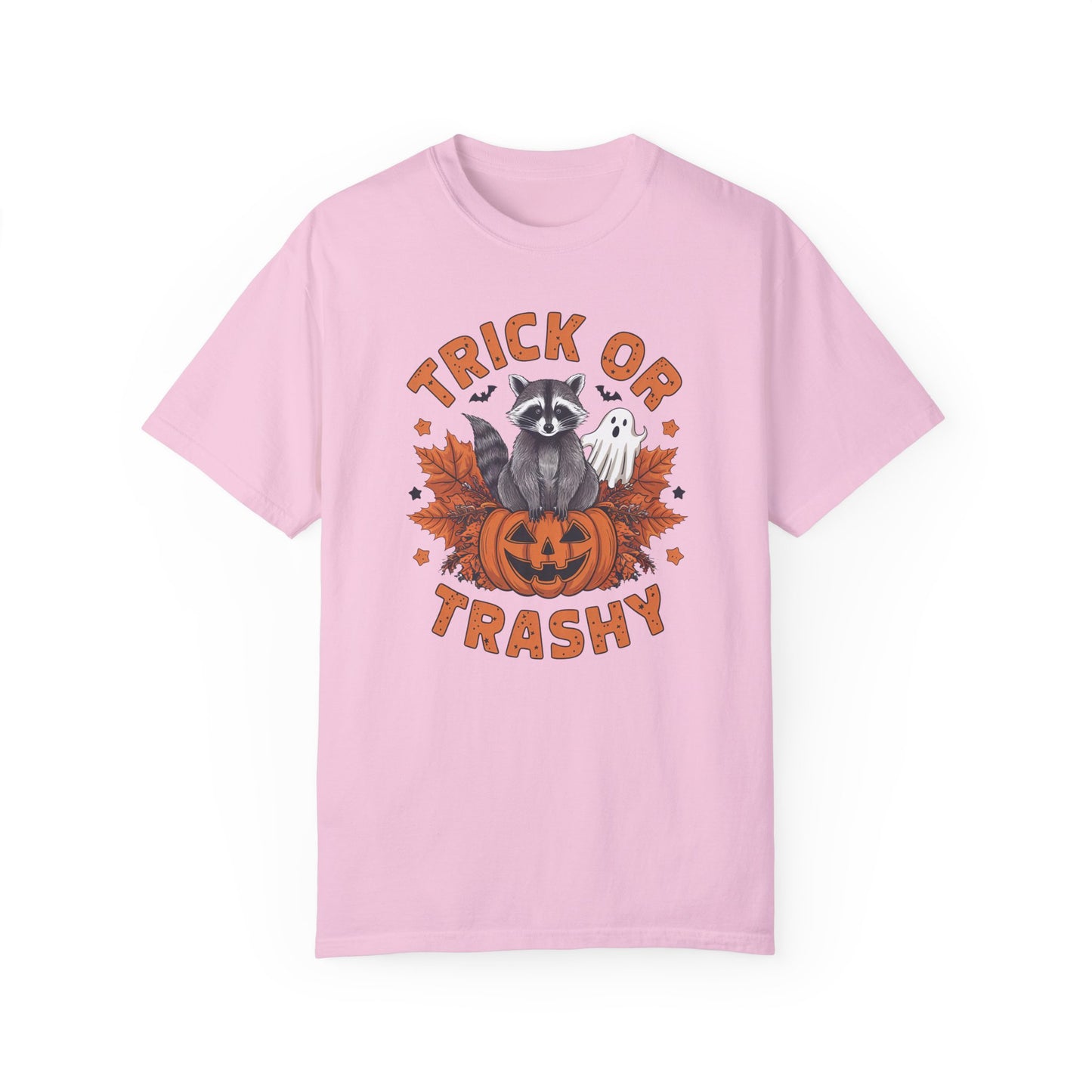 Trick or Trashy Shirt - Halloween Racoon Shirt Blossom