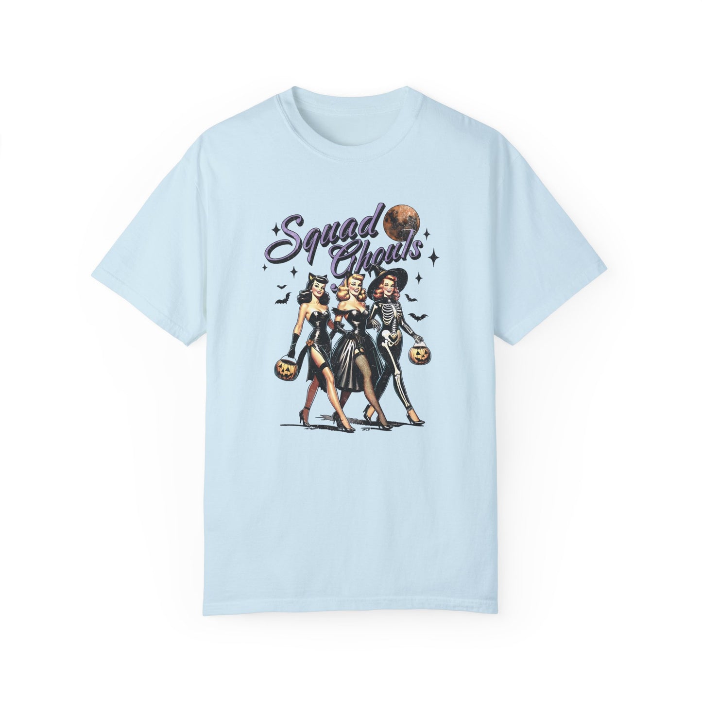 Squad Ghouls Shirt - Vintage Halloween Shirt Chambray