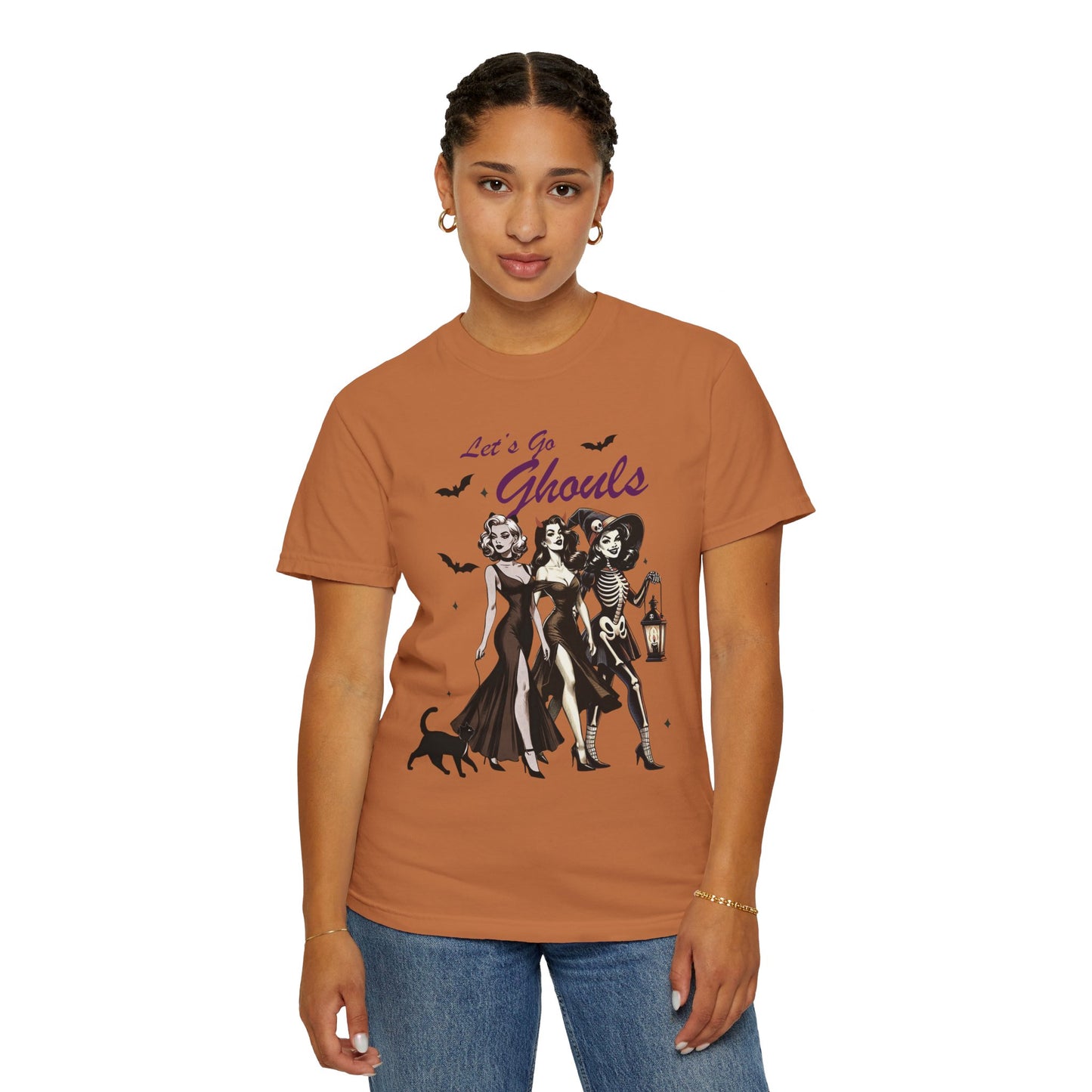 Halloween Witch Let's Go Ghouls Shirt