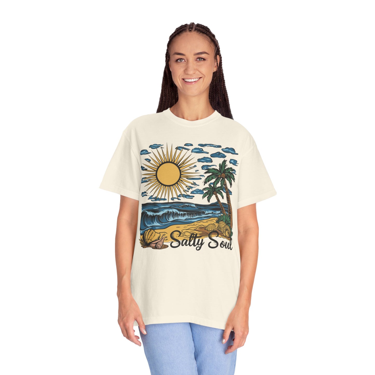 Salty Soul Beach Summer Shirt | Coastal Fashion Apparel
