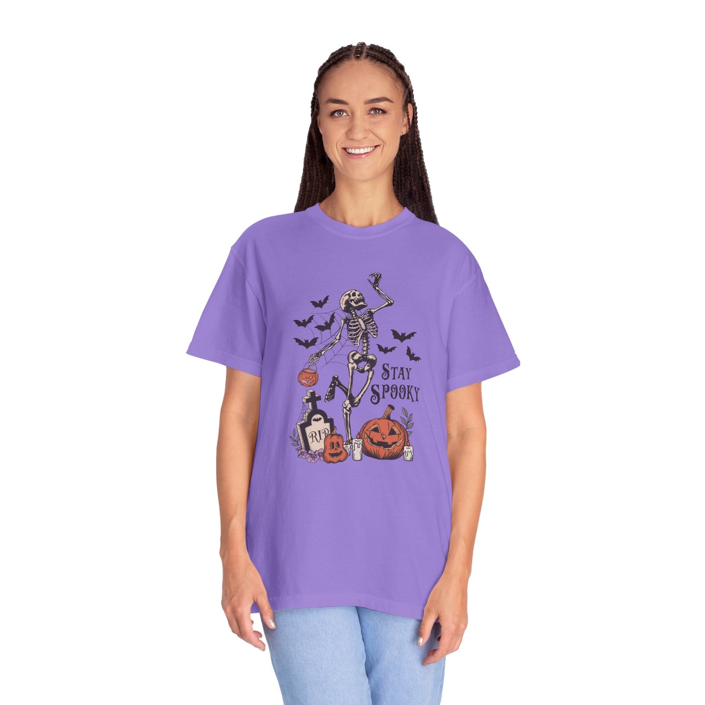 Comfort Colors® Dancing Skeleton Shirt - Stay Spooky Shirt