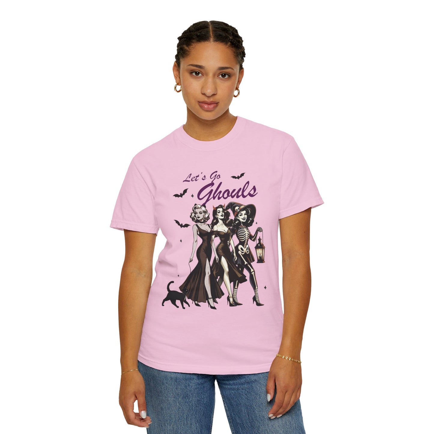 Halloween Witch Let's Go Ghouls Shirt