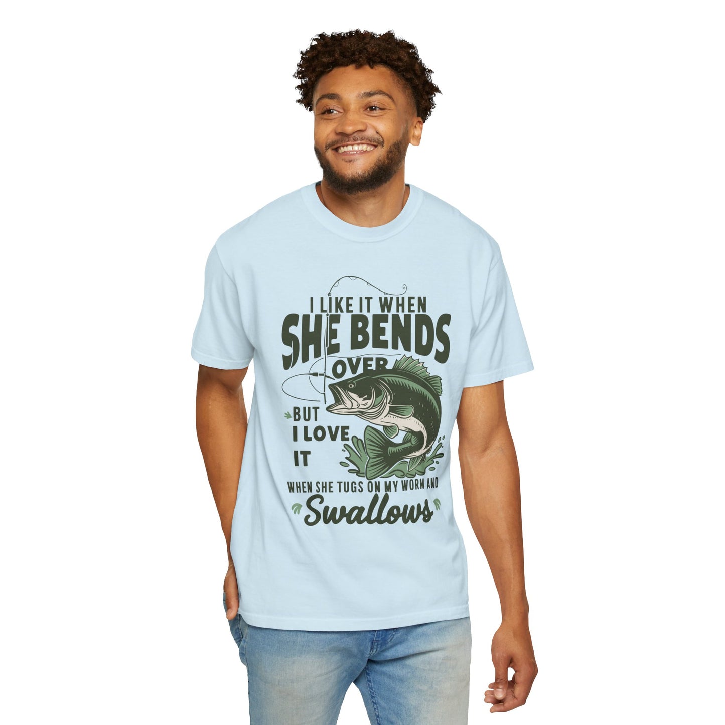 I Like It When She Bends Over Shirt - Fishing Shirt