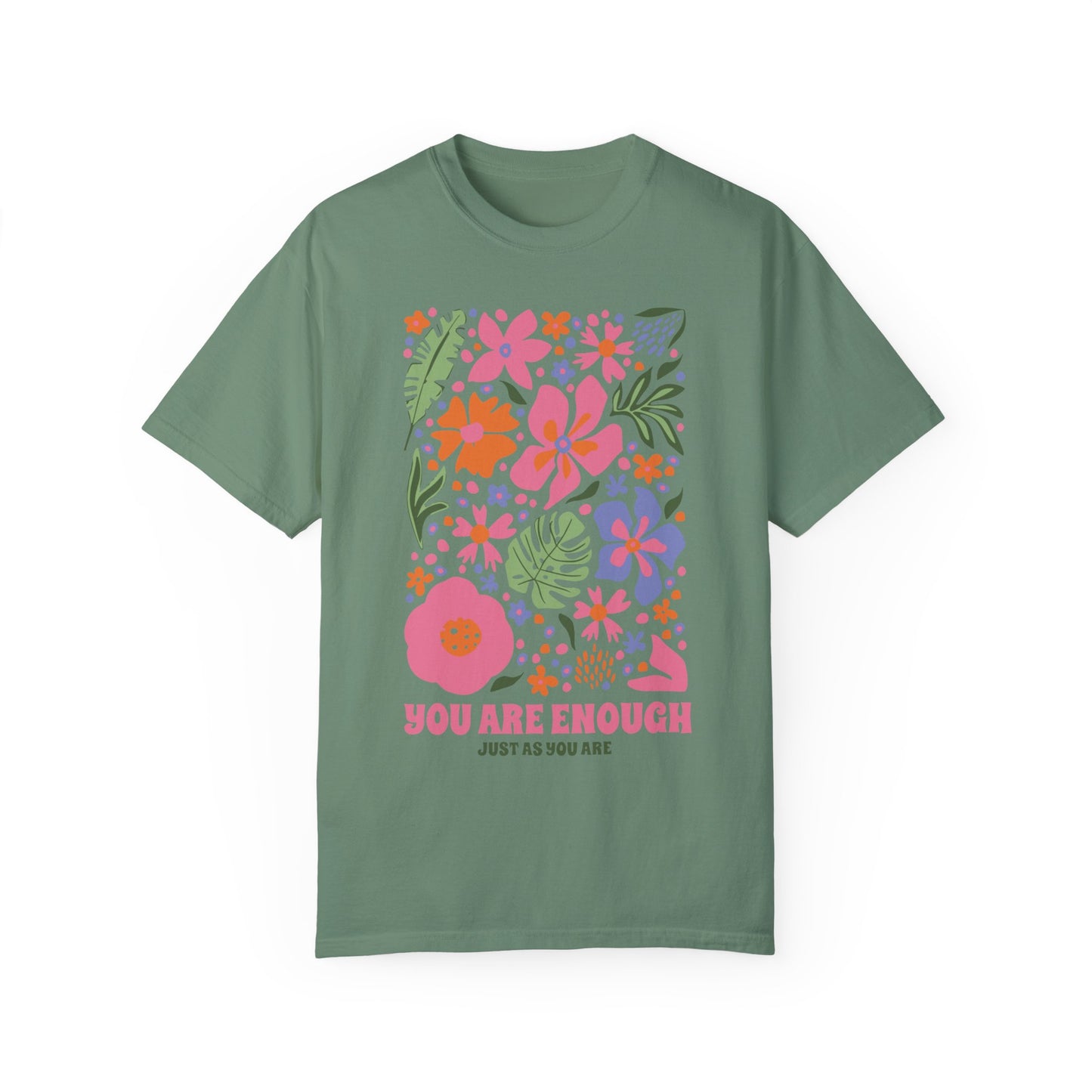 You Are Enough Shirt Light Green