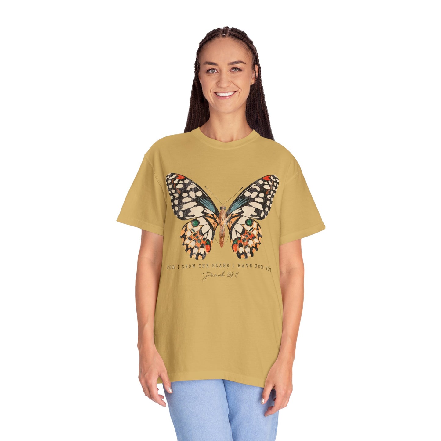 Jeremiah 29:11 Butterfly Shirt - Inspirational Christian Apparel