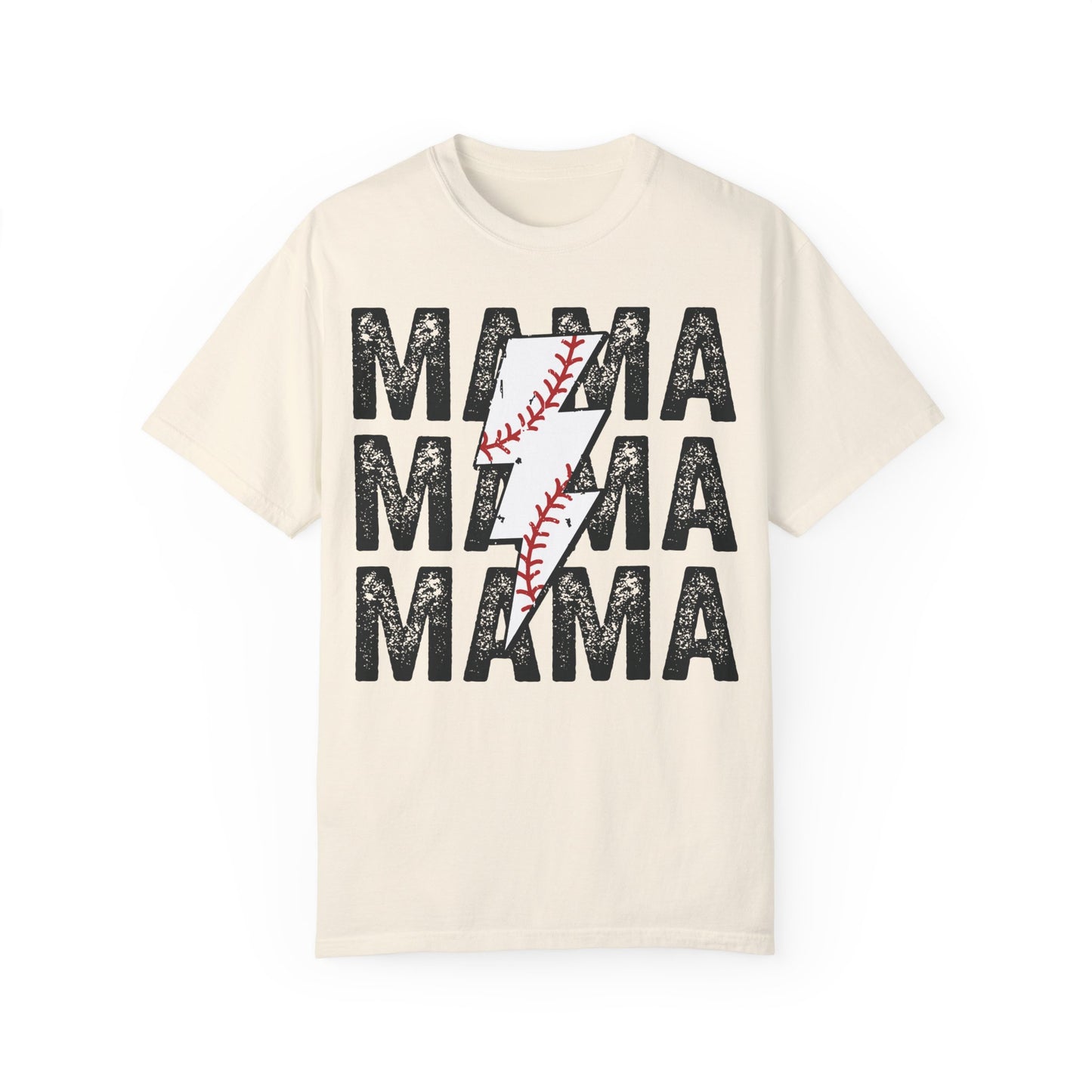Comfort Colors Baseball Mama Shirt