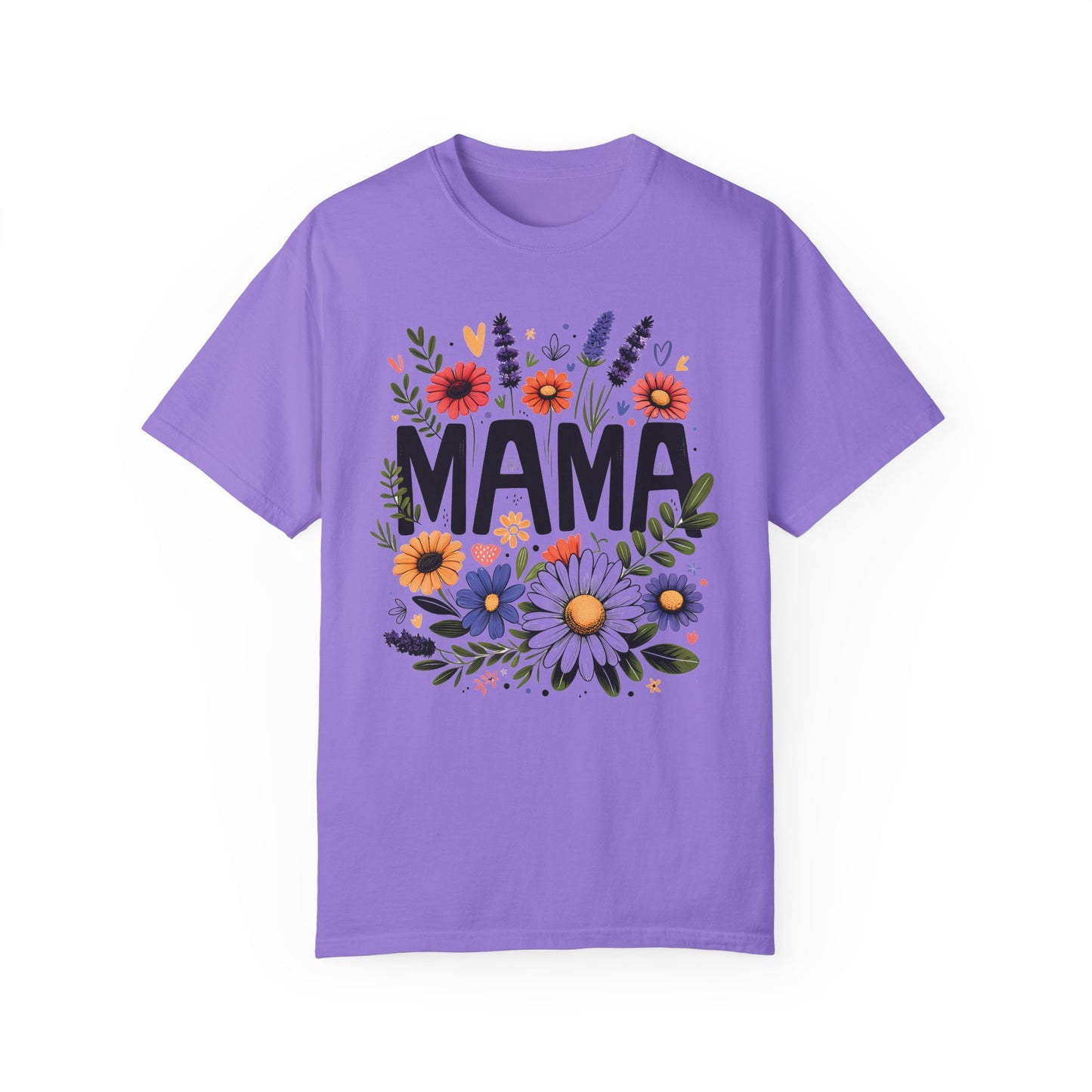 Comfort Colors Flower Mama Shirt Violet