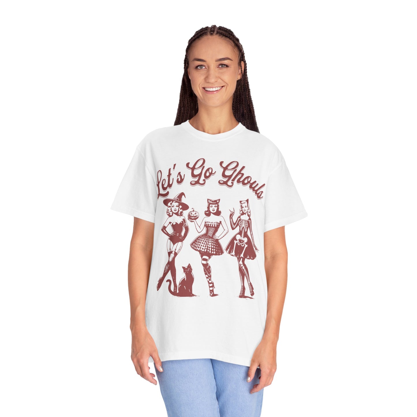 Lets Go Ghouls Witches Shirt - Spooky Girls Comfort Colors T-shirt