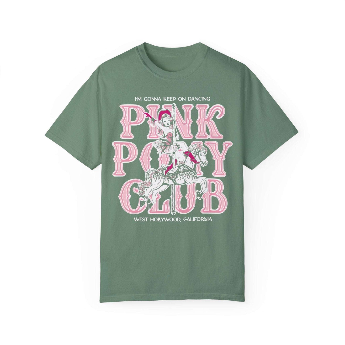 Chappell Roan Pink Pony Club Shirt- Midwest Princess 2024 Tour Tee Light Green