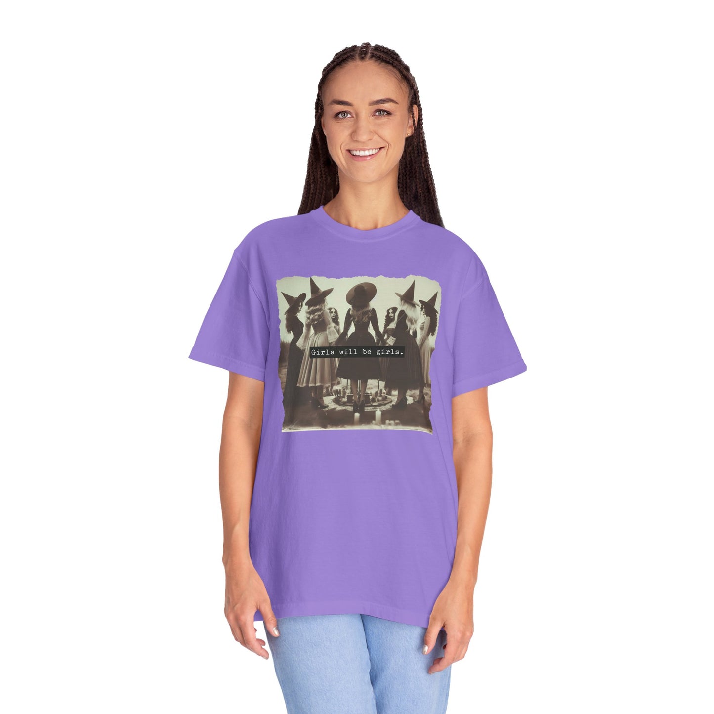 Girls Will Be Girls Shirt, Funny Feminist Comfort Colors Tee, Female Feminist Shirt