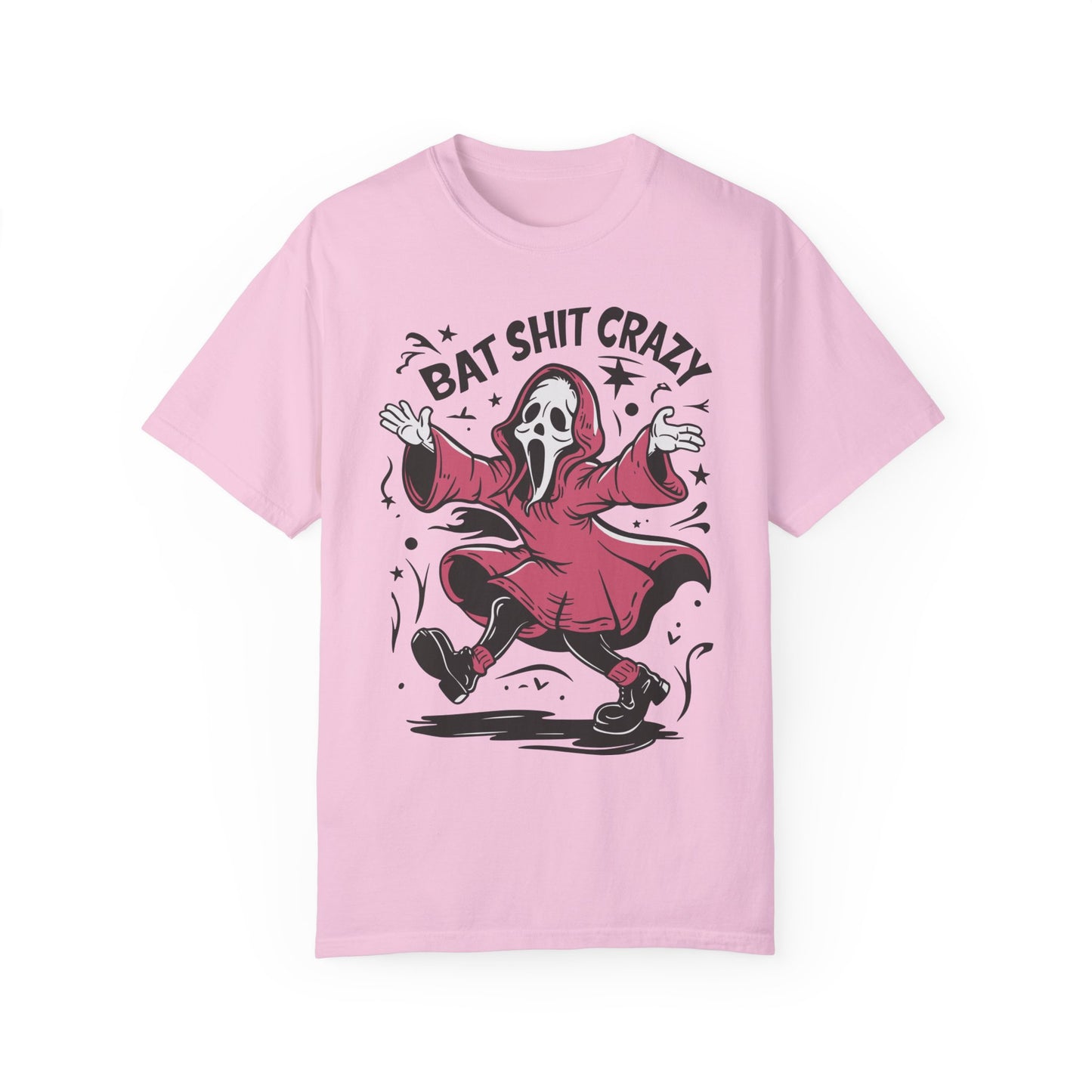 Bat Shit Crazy Funny Halloween Shirt - Ghost Season Tee Blossom