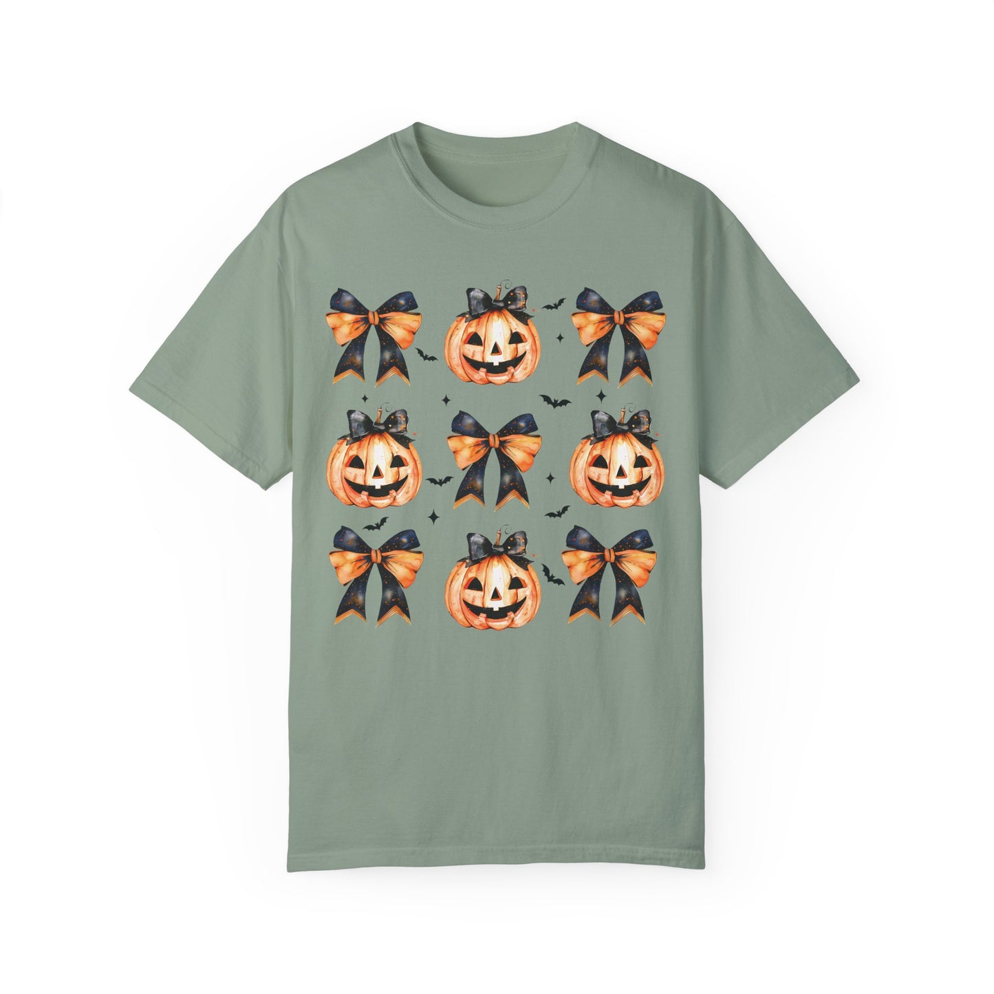 Halloween Pumpkin Coquette Bow Shirt Bay