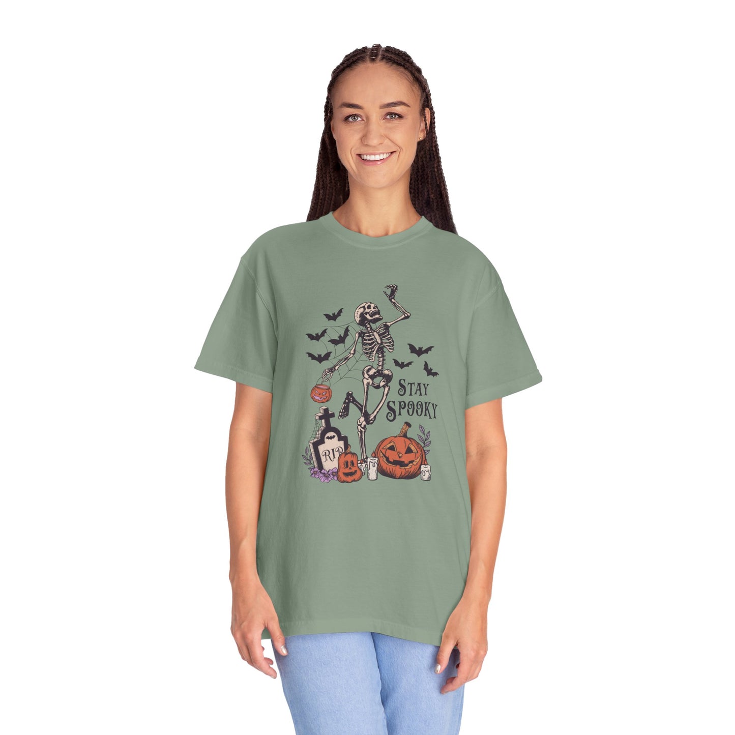 Comfort Colors® Dancing Skeleton Shirt - Stay Spooky Shirt