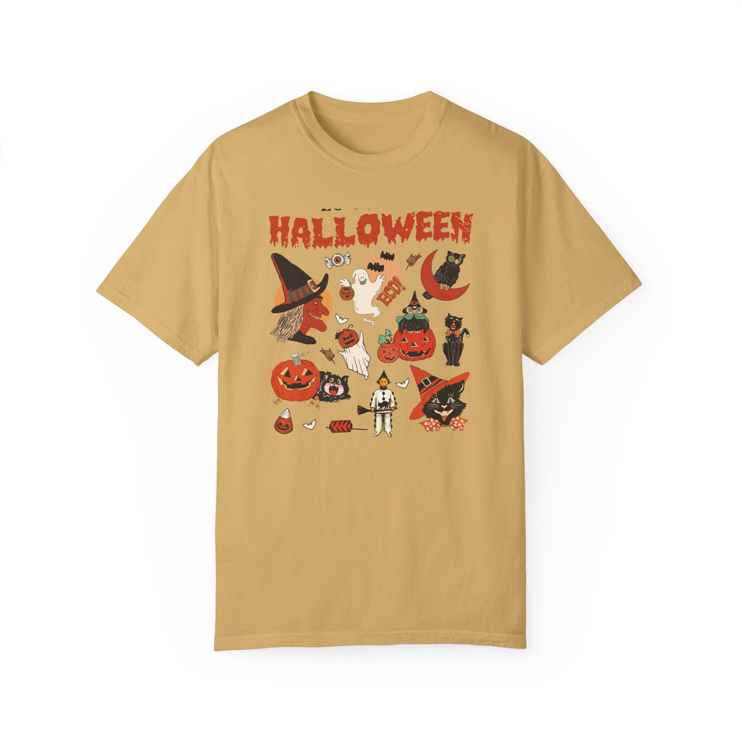 Long Live Halloween - Vintage Halloween Shirt Mustard
