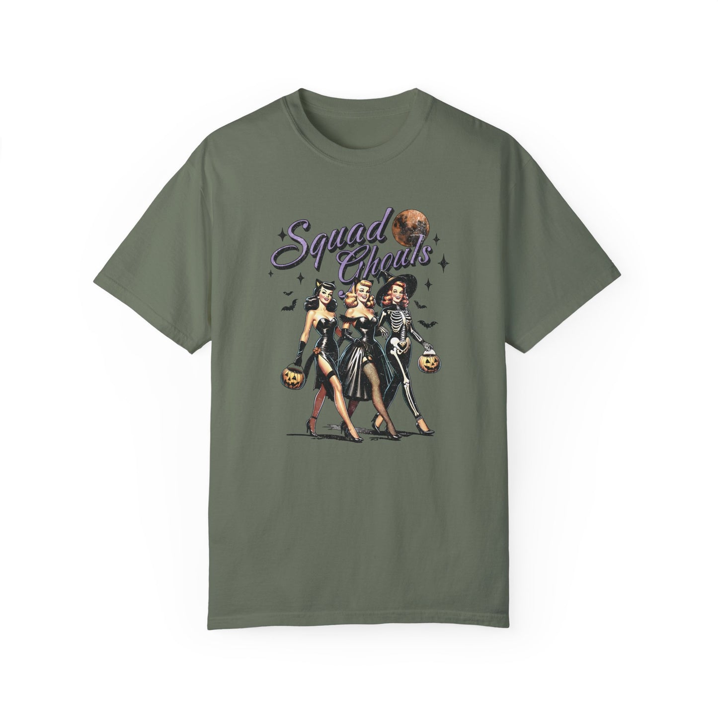 Squad Ghouls Shirt - Vintage Halloween Shirt Moss