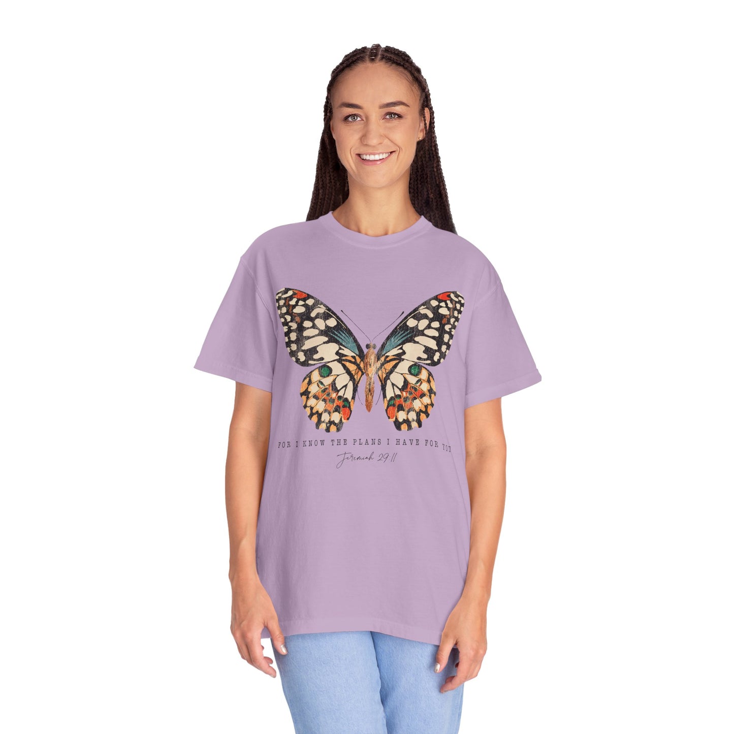 Jeremiah 29:11 Butterfly Shirt - Inspirational Christian Apparel