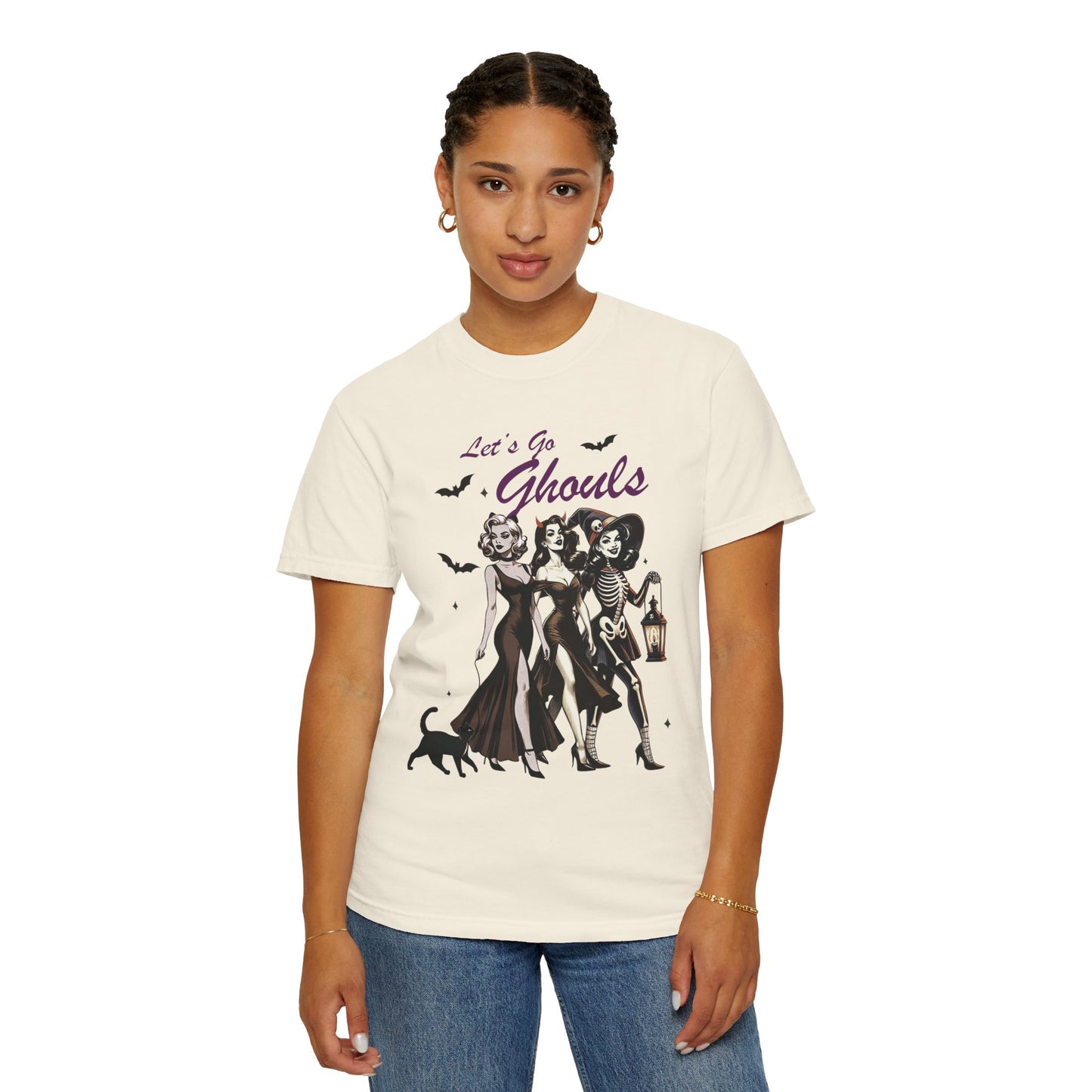 Halloween Witch Let's Go Ghouls Shirt
