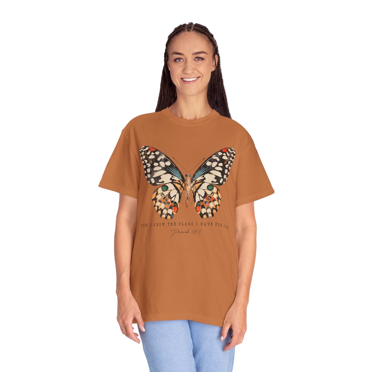 Jeremiah 29:11 Butterfly Shirt - Inspirational Christian Apparel