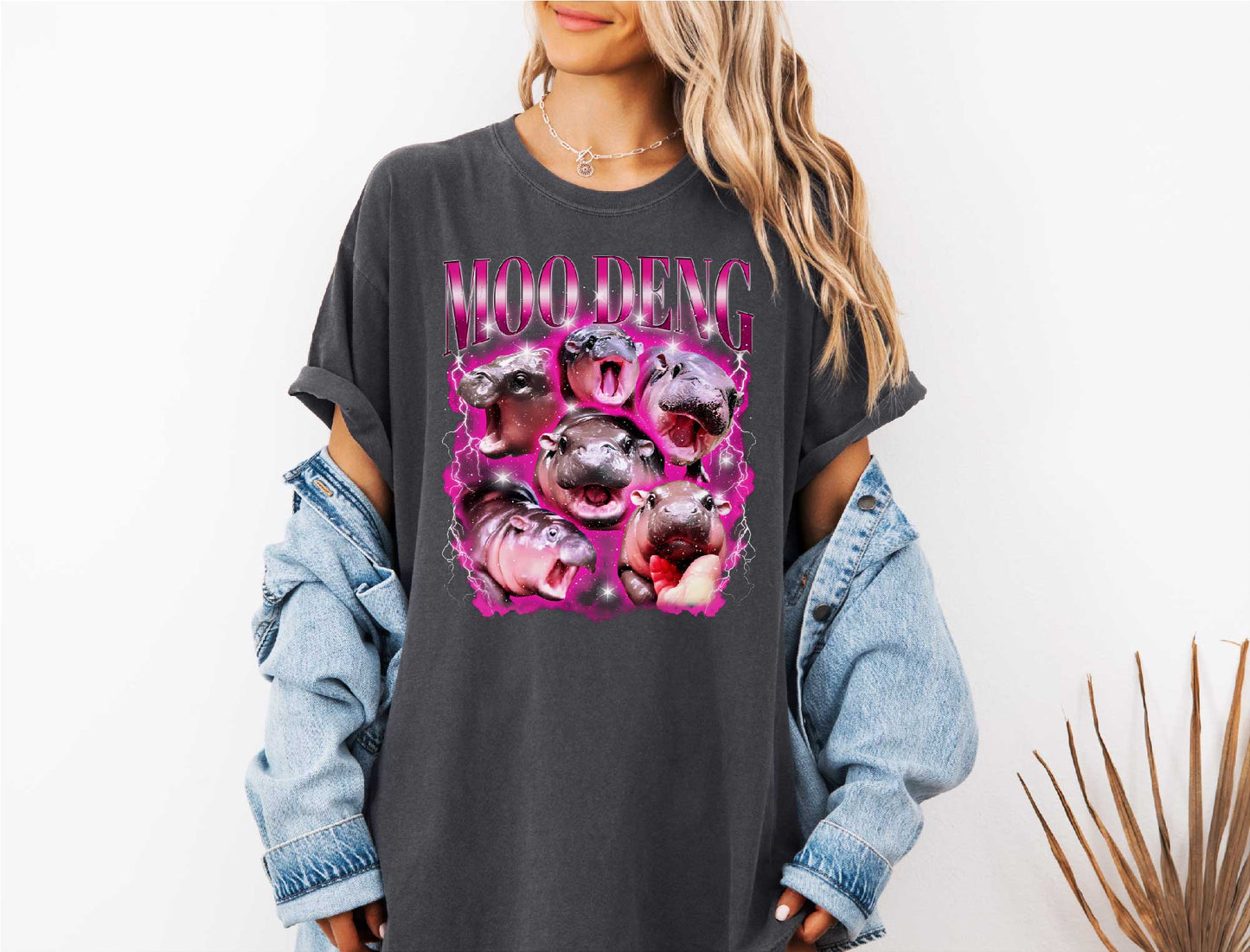 Moo Deng Memes T-shirt