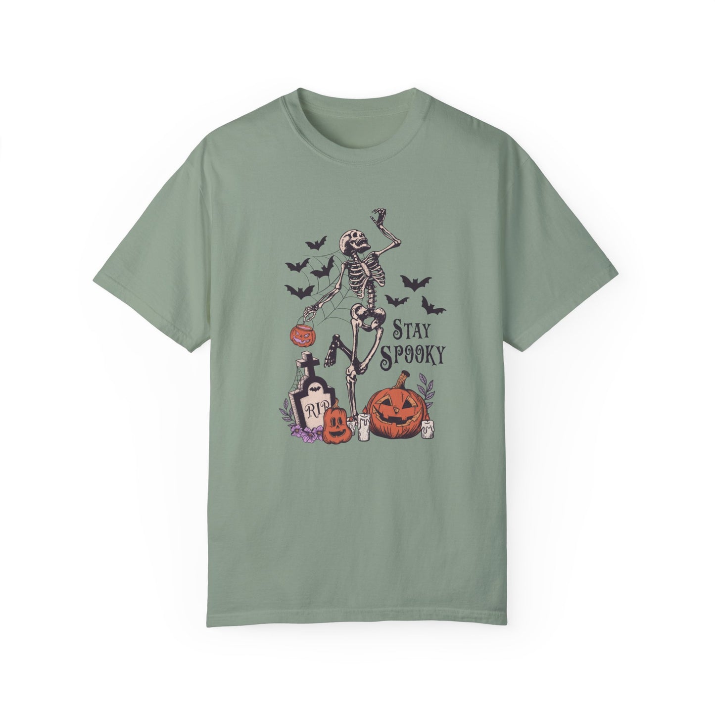 Comfort Colors® Dancing Skeleton Shirt - Stay Spooky Shirt Bay