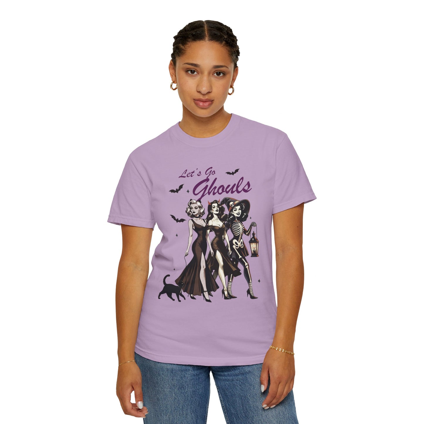 Halloween Witch Let's Go Ghouls Shirt