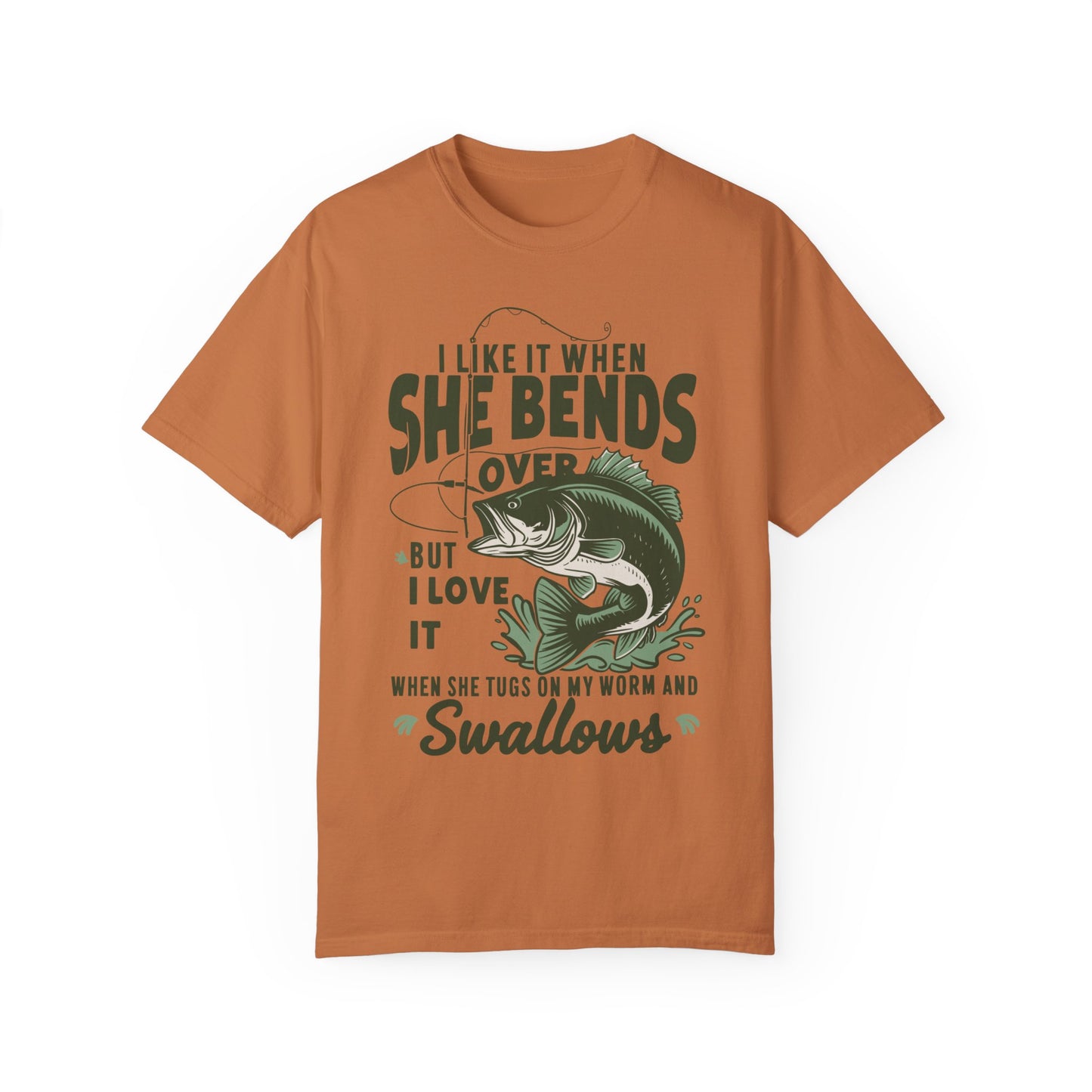 I Like It When She Bends Over Shirt - Fishing Shirt Yam