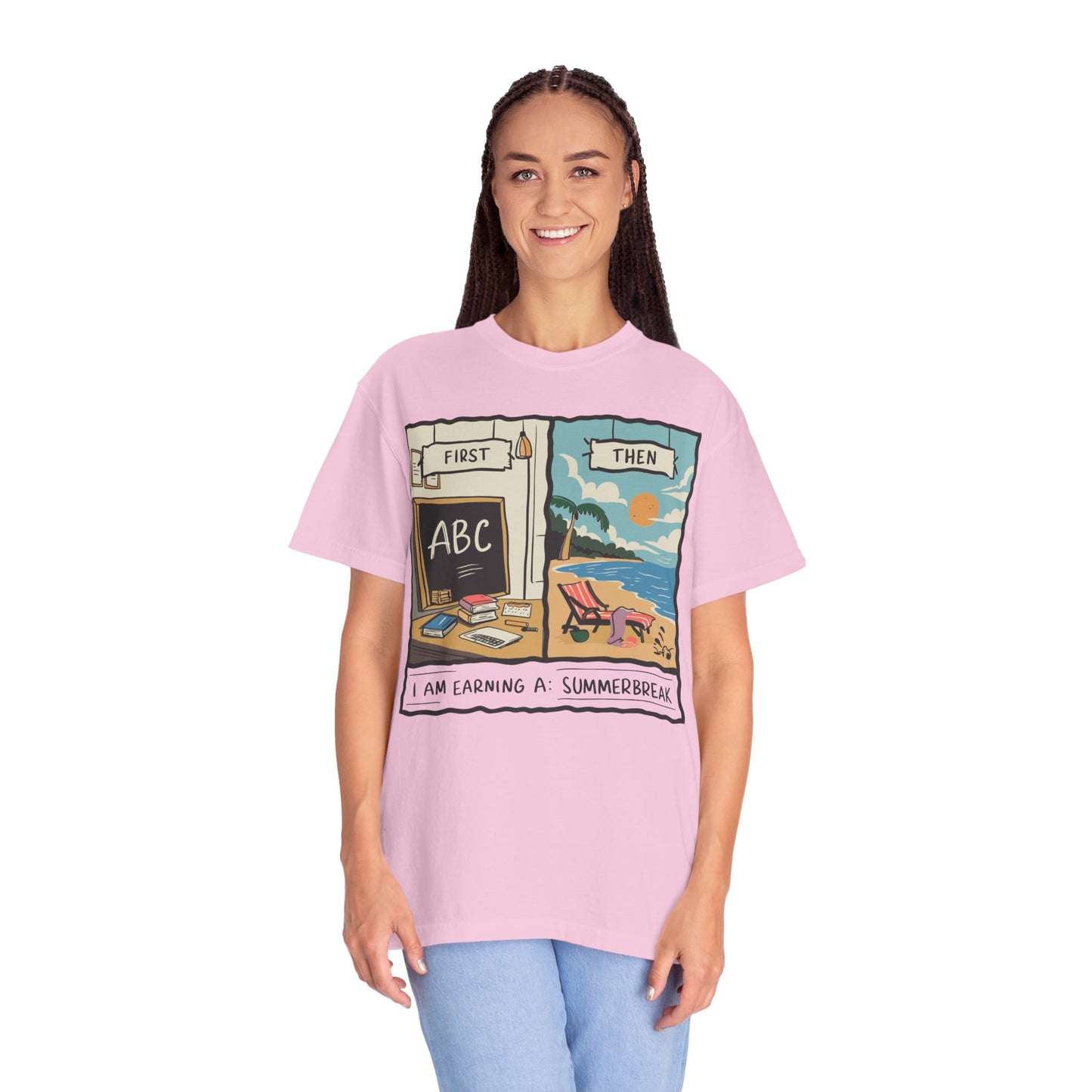 First Teach Then Beach School Out For Summer Shirt - Teacher Vacation Apparel