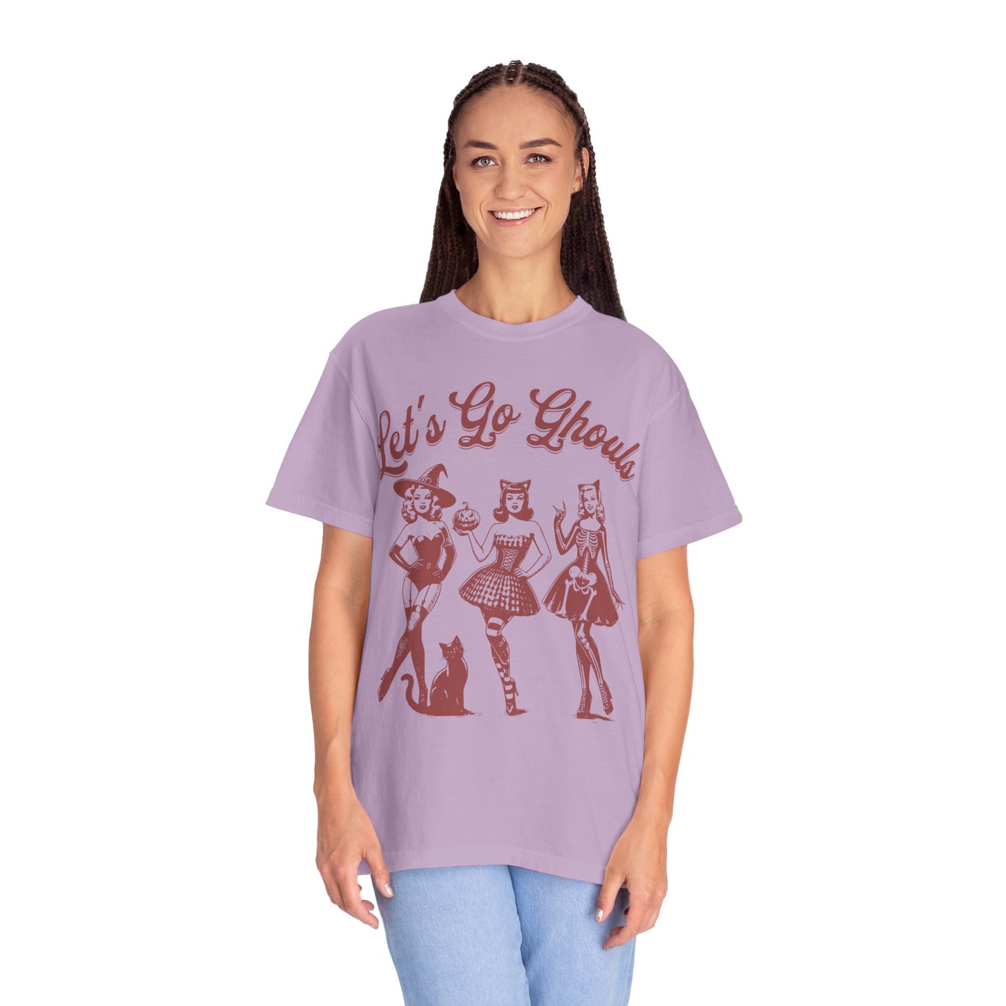 Lets Go Ghouls Witches Shirt - Spooky Girls Comfort Colors T-shirt