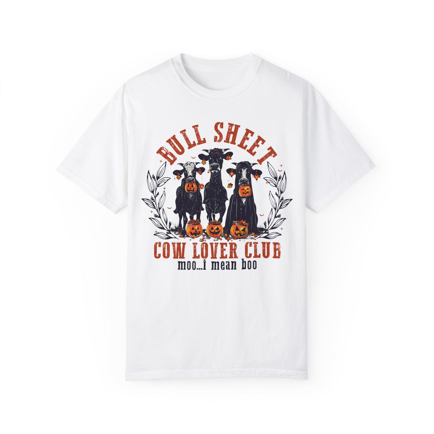 Bull Sheet Cow Lover Club Shirt White