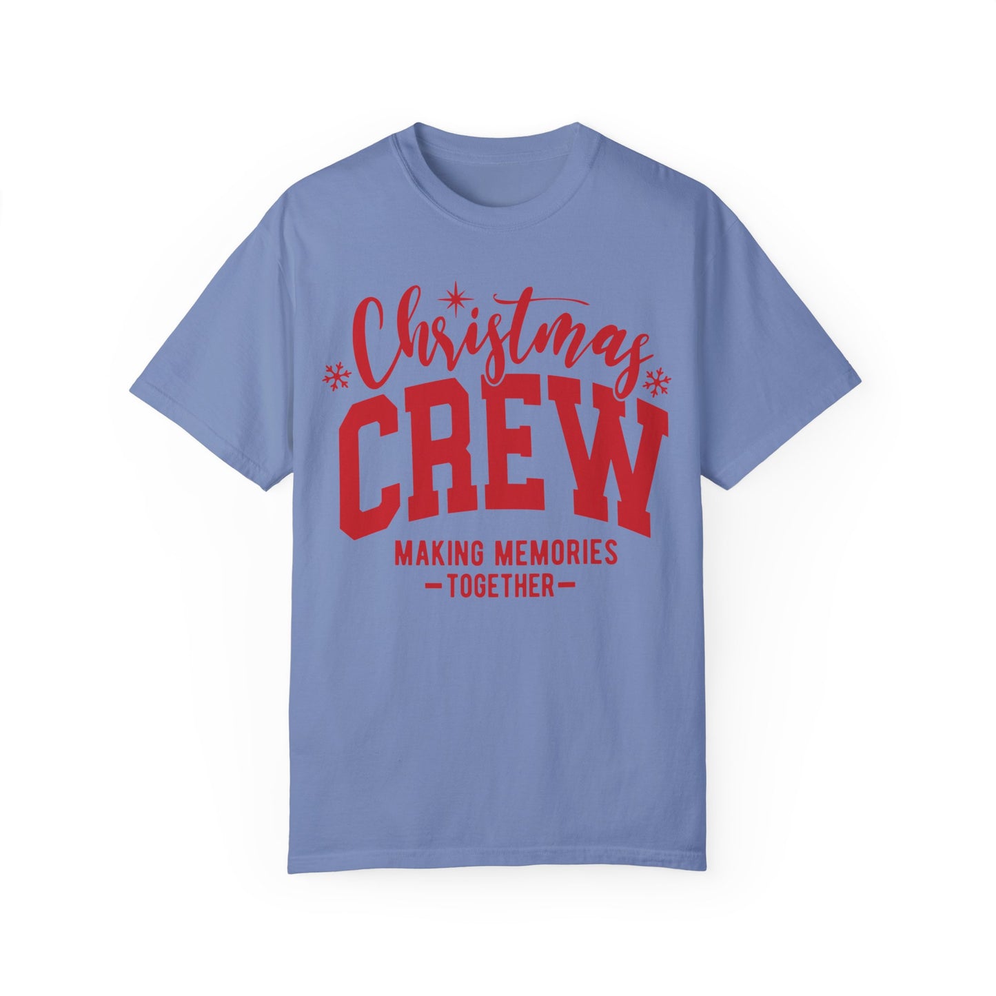 Making Memories Together Christmas Crew Shirt Washed Denim