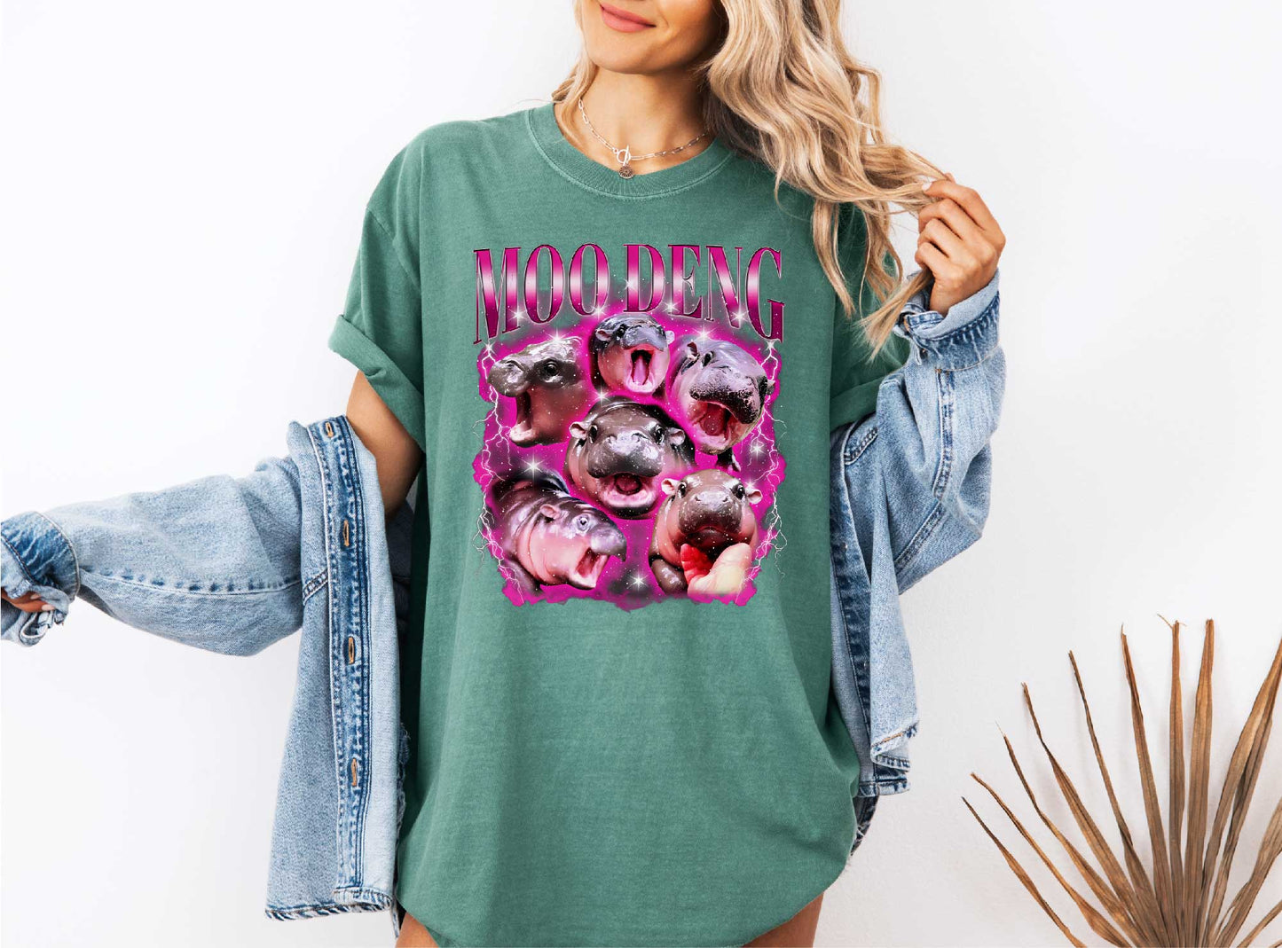 Moo Deng Memes T-shirt