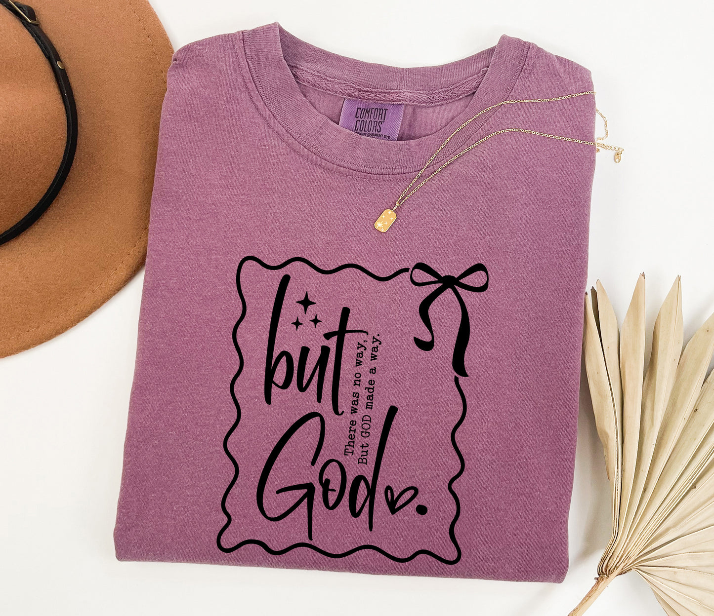 Faith-Based Comfort Colors Graphic T-shirt - Minimalist Christian Design