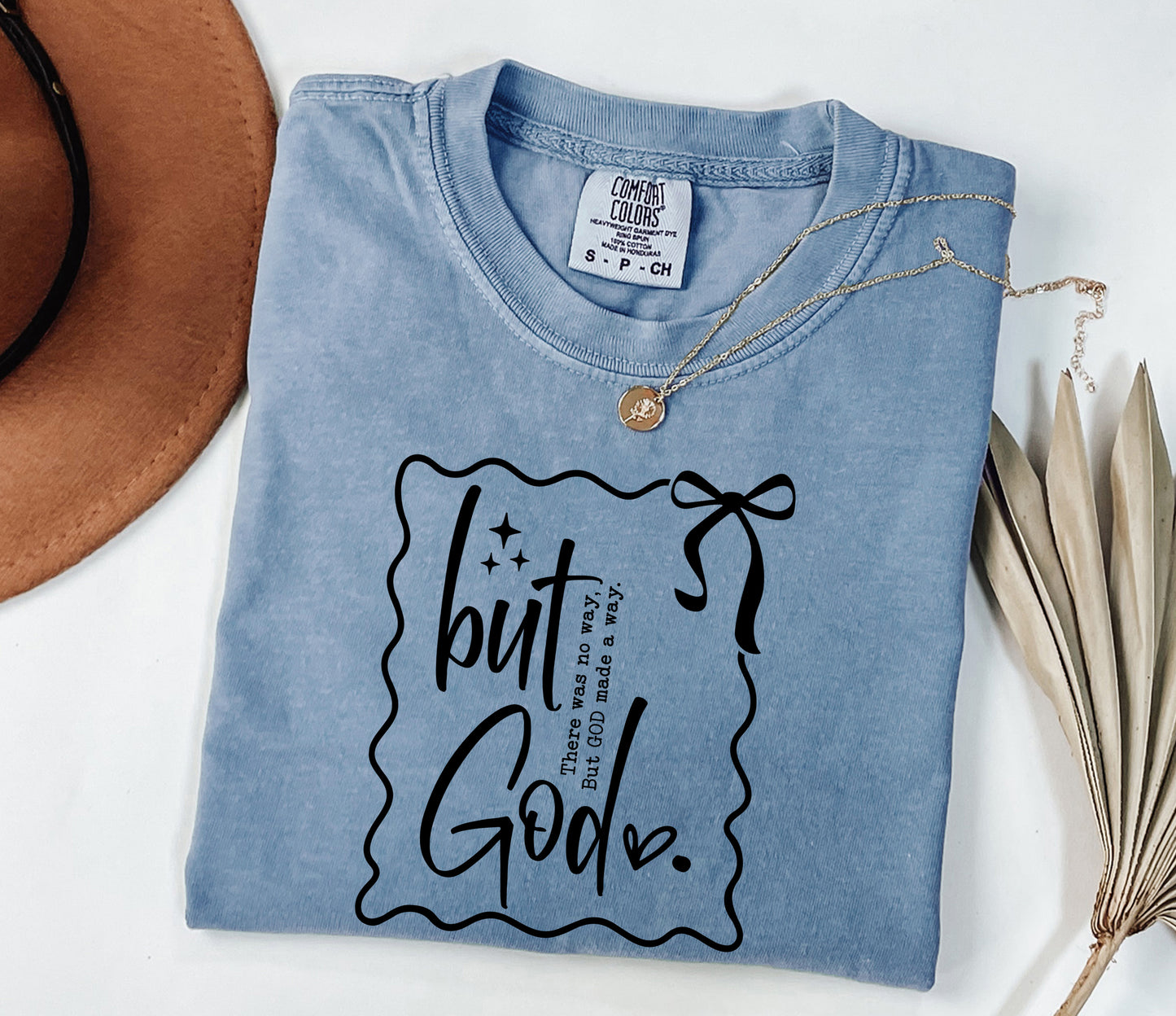 Faith-Based Comfort Colors Graphic T-shirt - Minimalist Christian Design