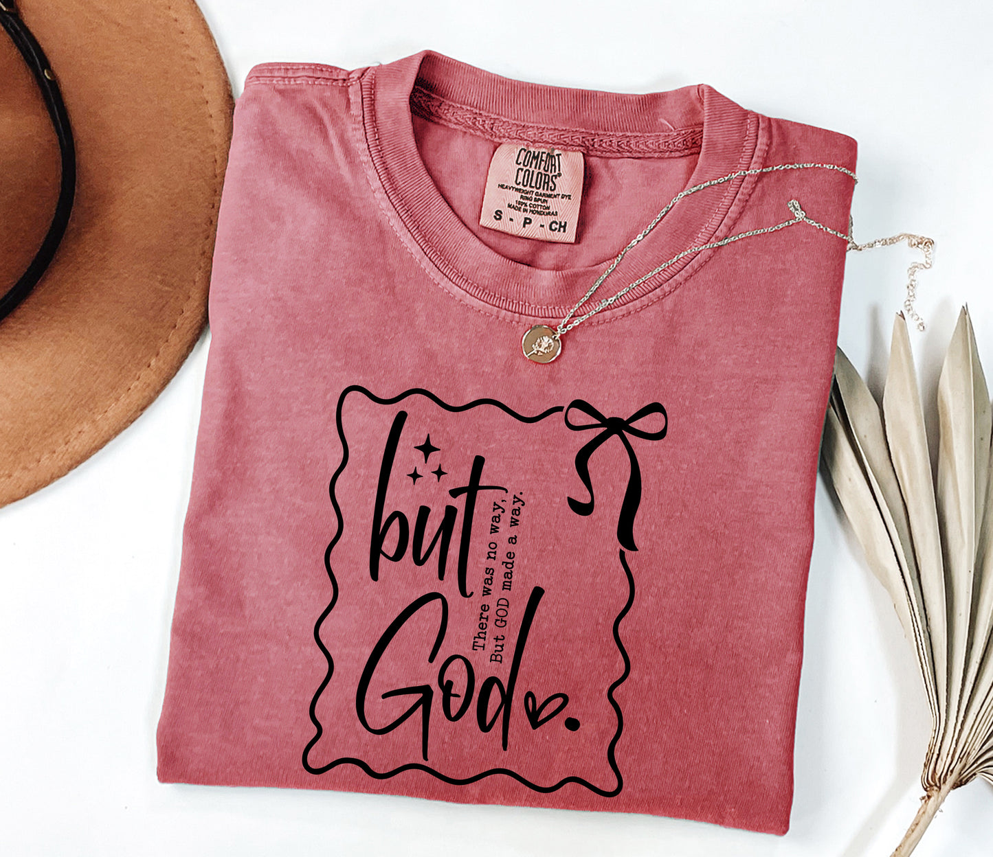 Faith-Based Comfort Colors Graphic T-shirt - Minimalist Christian Design