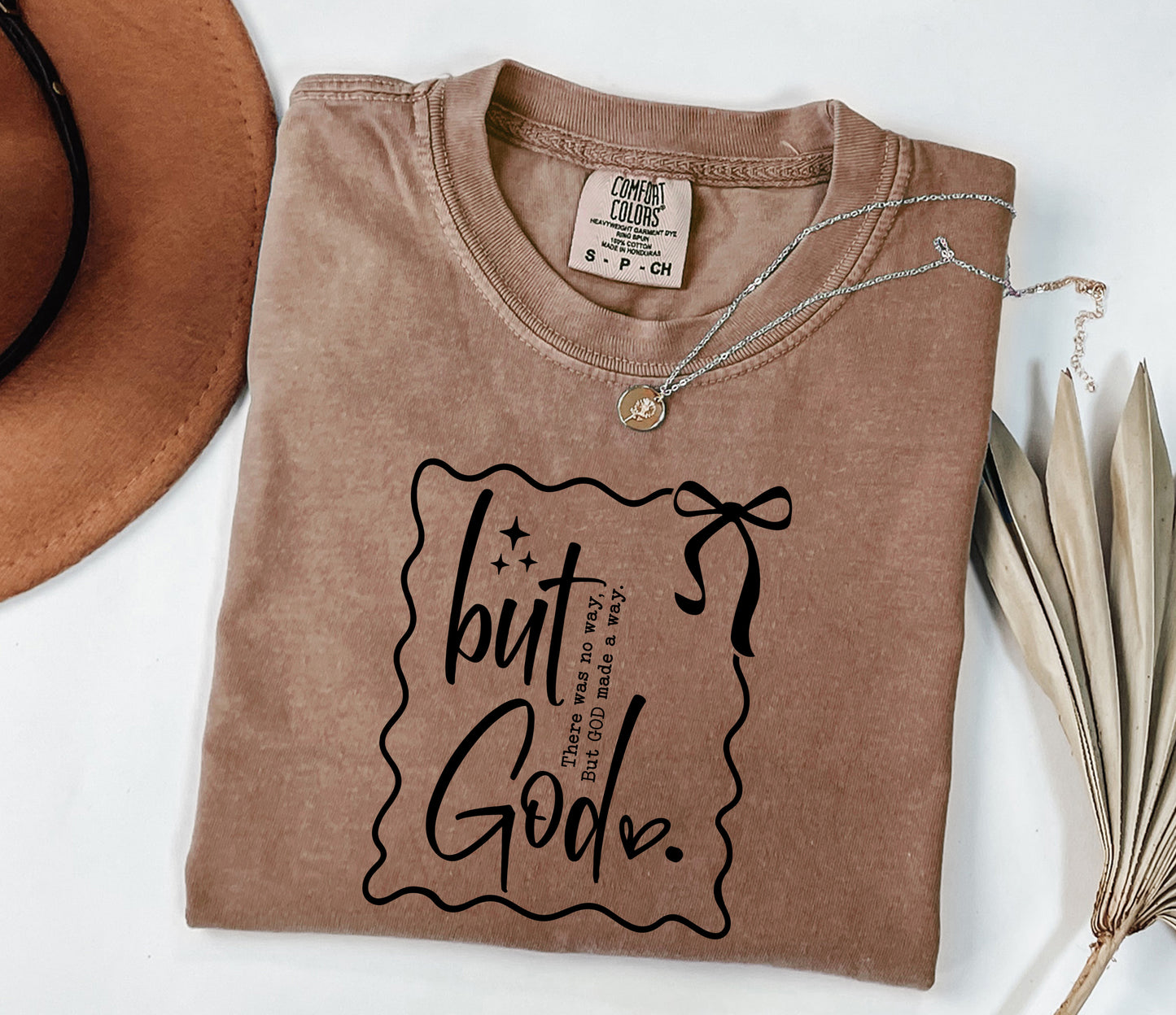 Faith-Based Comfort Colors Graphic T-shirt - Minimalist Christian Design