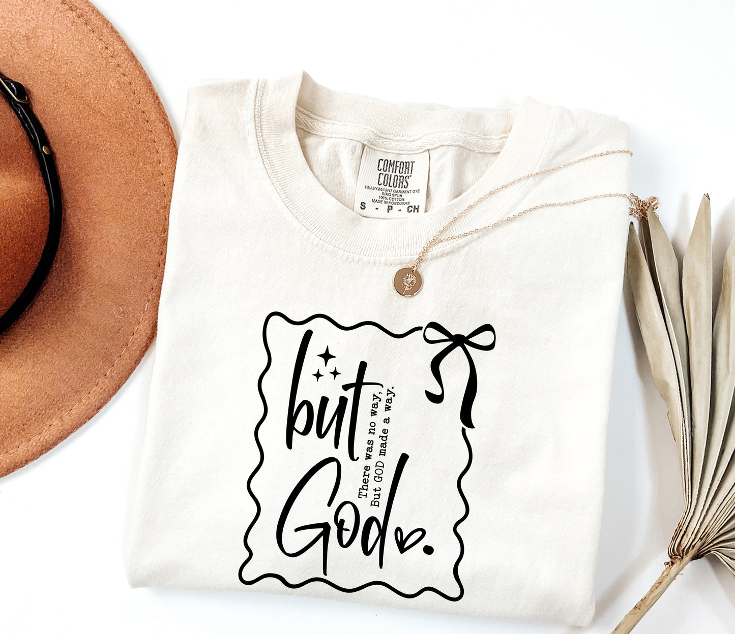 Faith-Based Comfort Colors Graphic T-shirt - Minimalist Christian Design