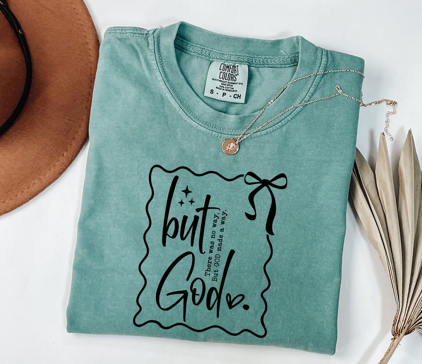 Faith-Based Comfort Colors Graphic T-shirt - Minimalist Christian Design
