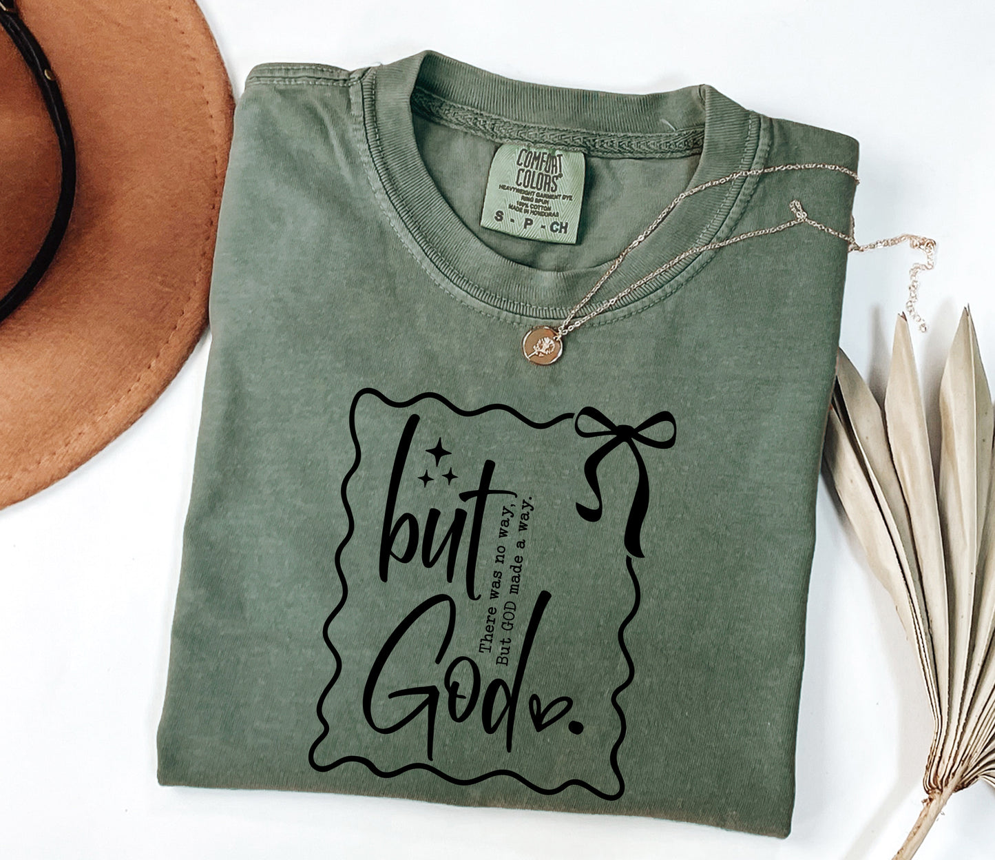 Faith-Based Comfort Colors Graphic T-shirt - Minimalist Christian Design