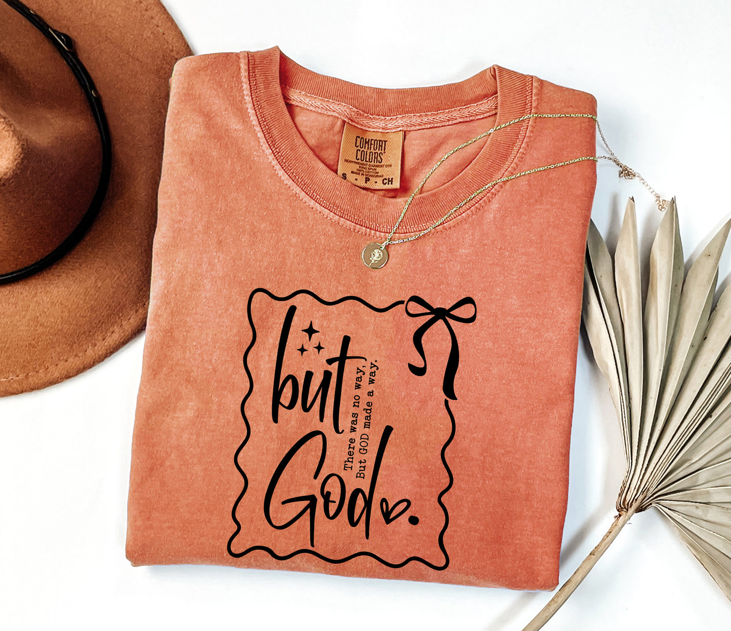 Faith-Based Comfort Colors Graphic T-shirt - Minimalist Christian Design