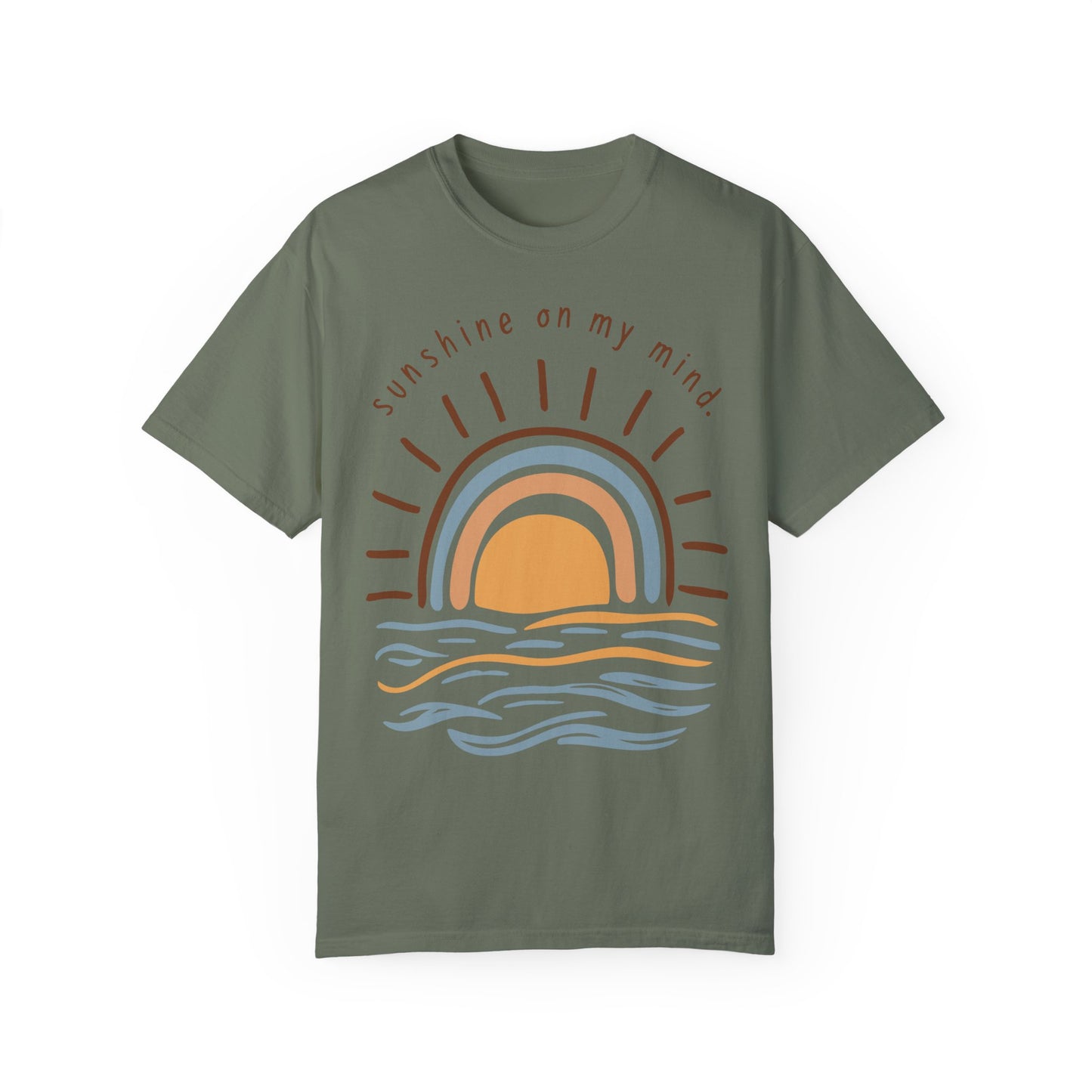 Sunshine on My Mind Summer Shirt | Beachwear and Vacation Apparel Moss